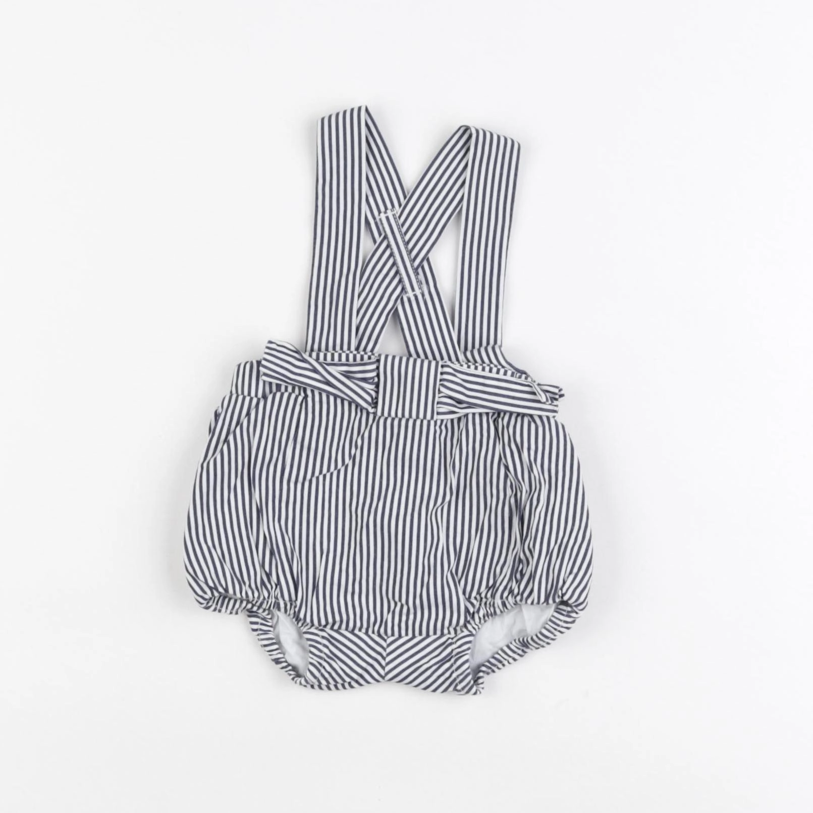 Jacadi - bloomer blanc, bleu - 1 mois
