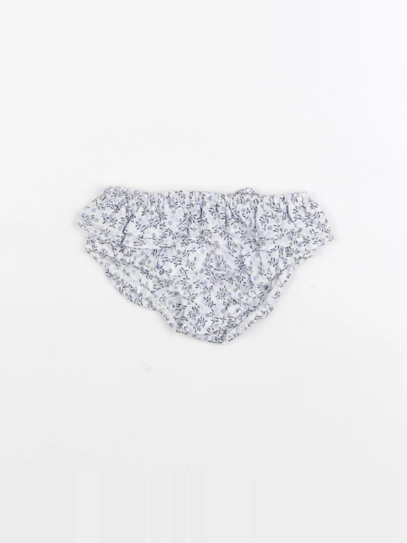 Jacadi - bloomer bleu, blanc - 6 mois