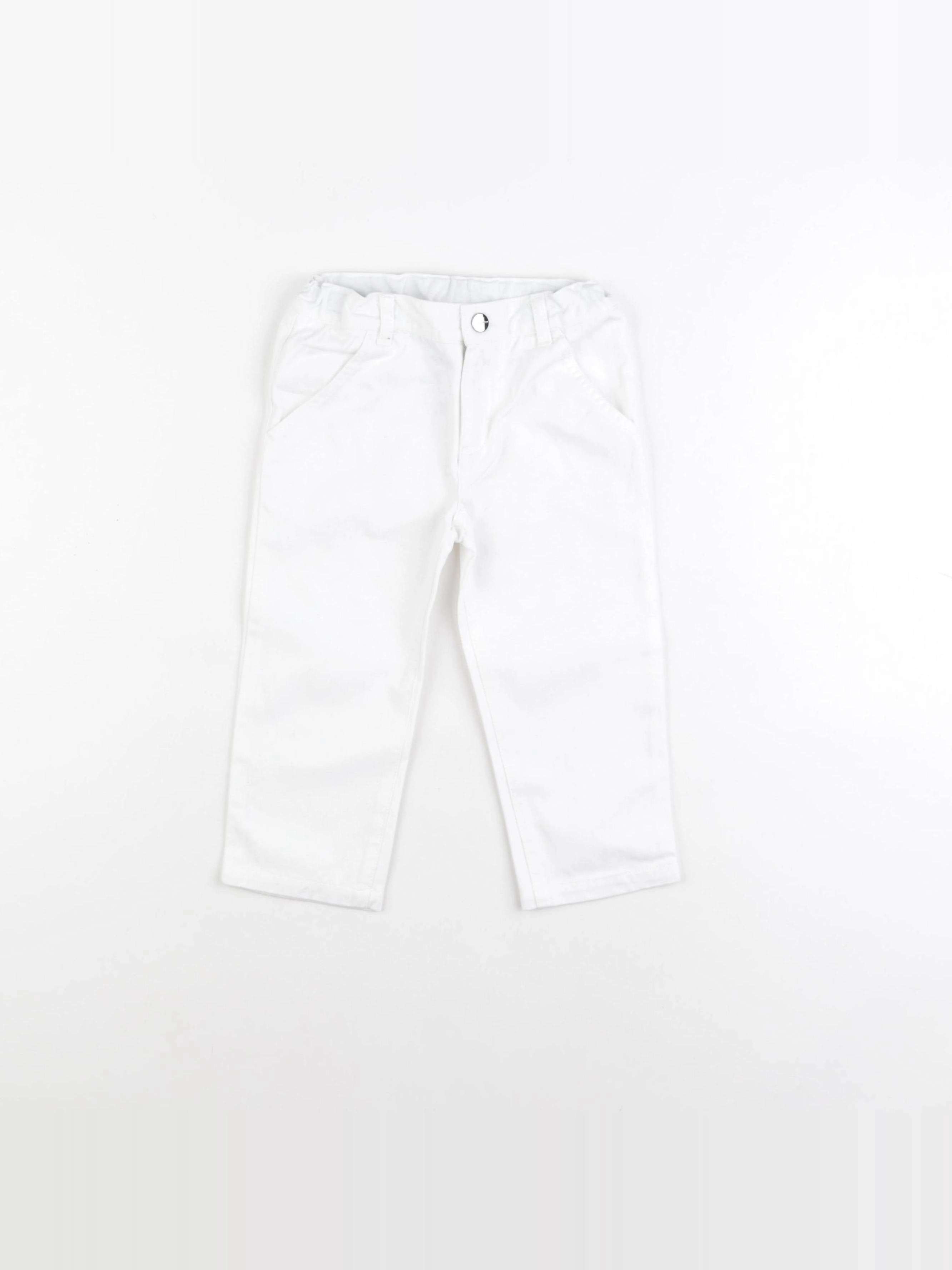 Jacadi - pantalon blanc - 24 mois