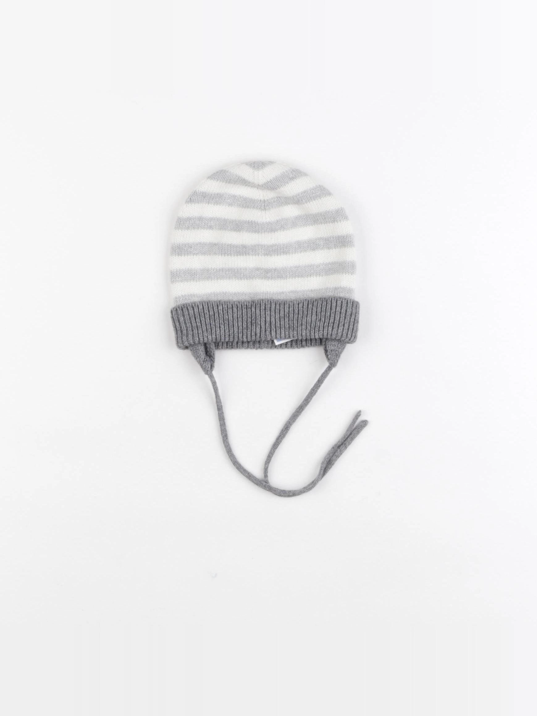 Jacadi - bonnet beige, gris - 12 mois