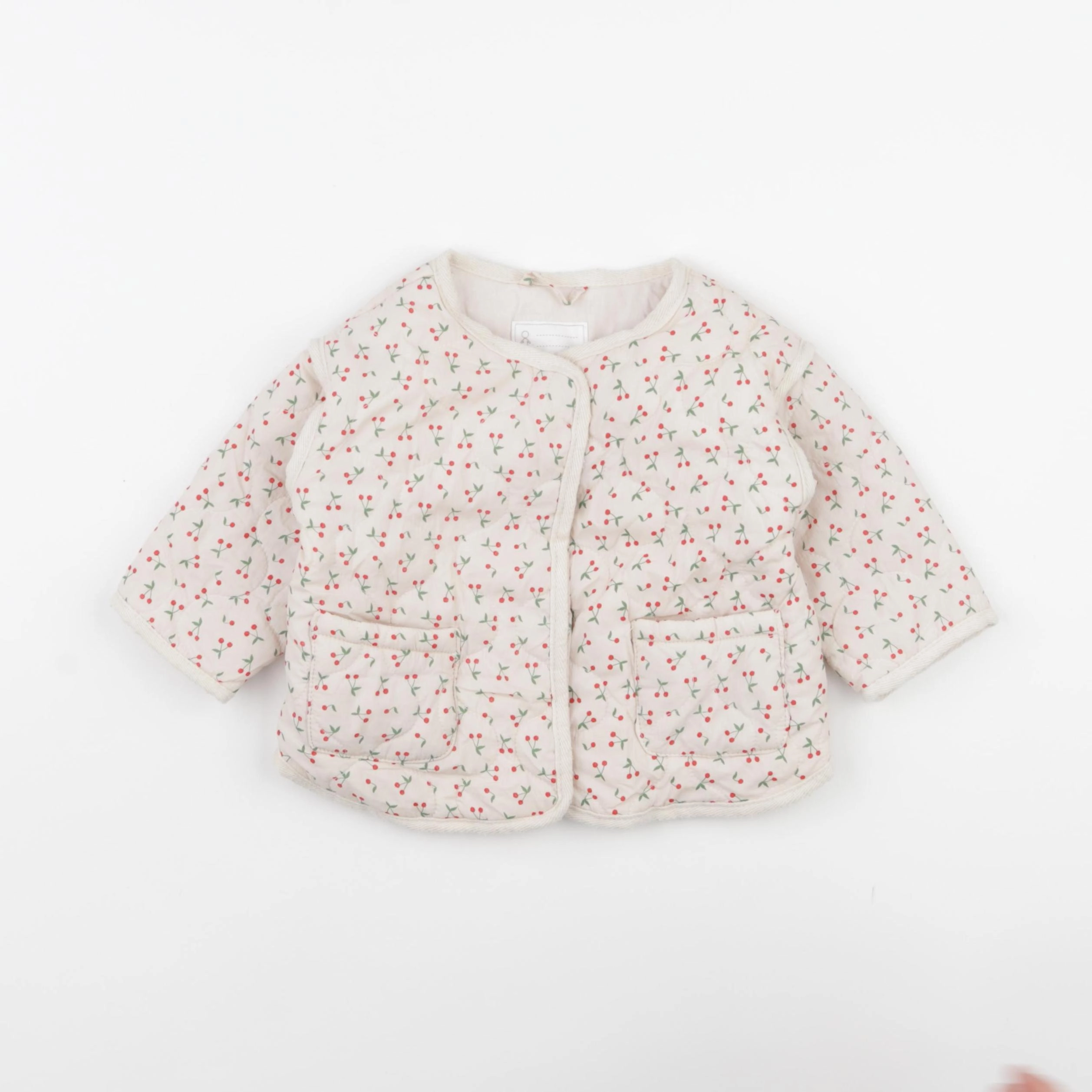 Vertbaudet - veste beige - 9 mois