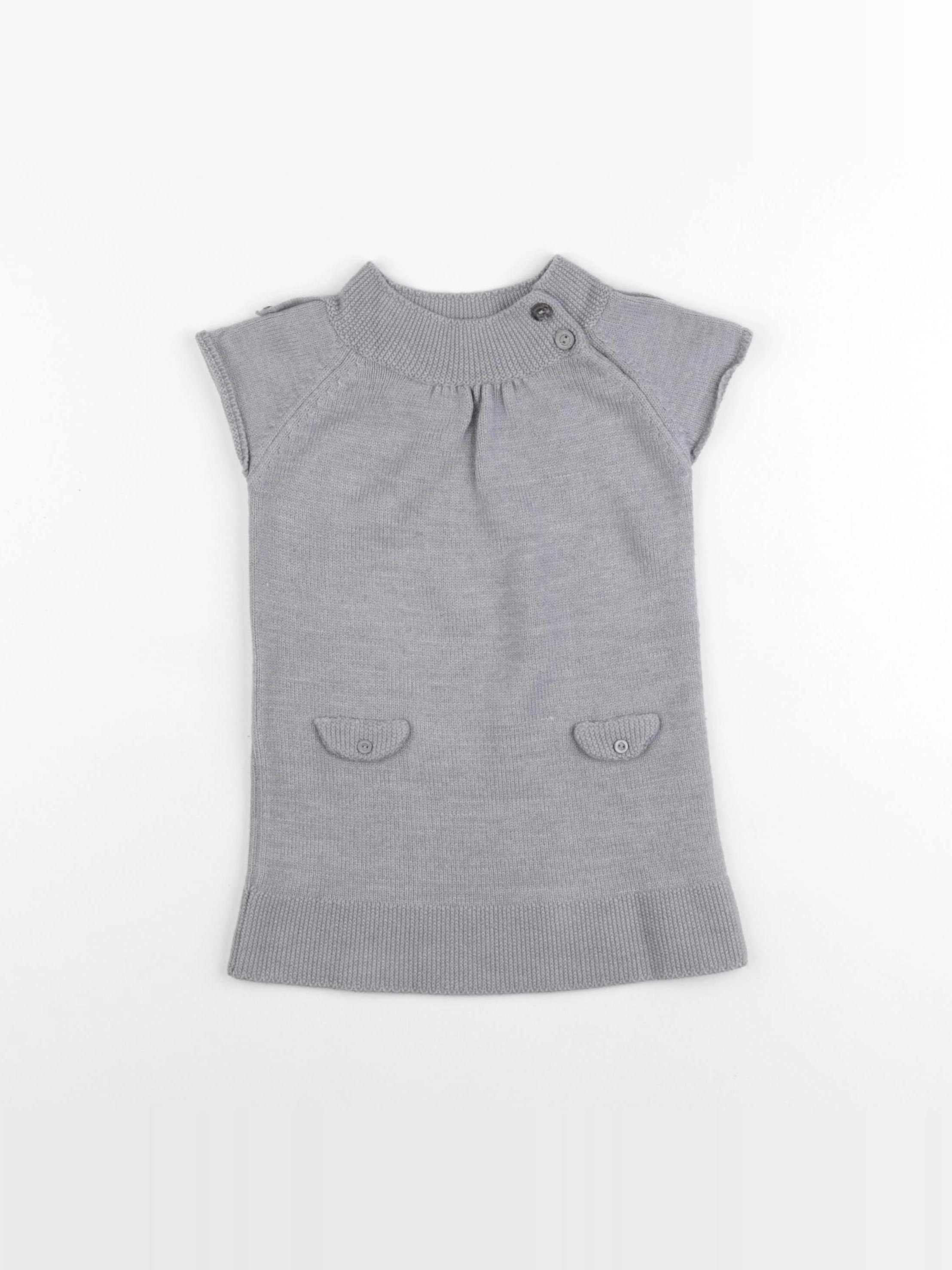 Jacadi - robe gris - 24 mois