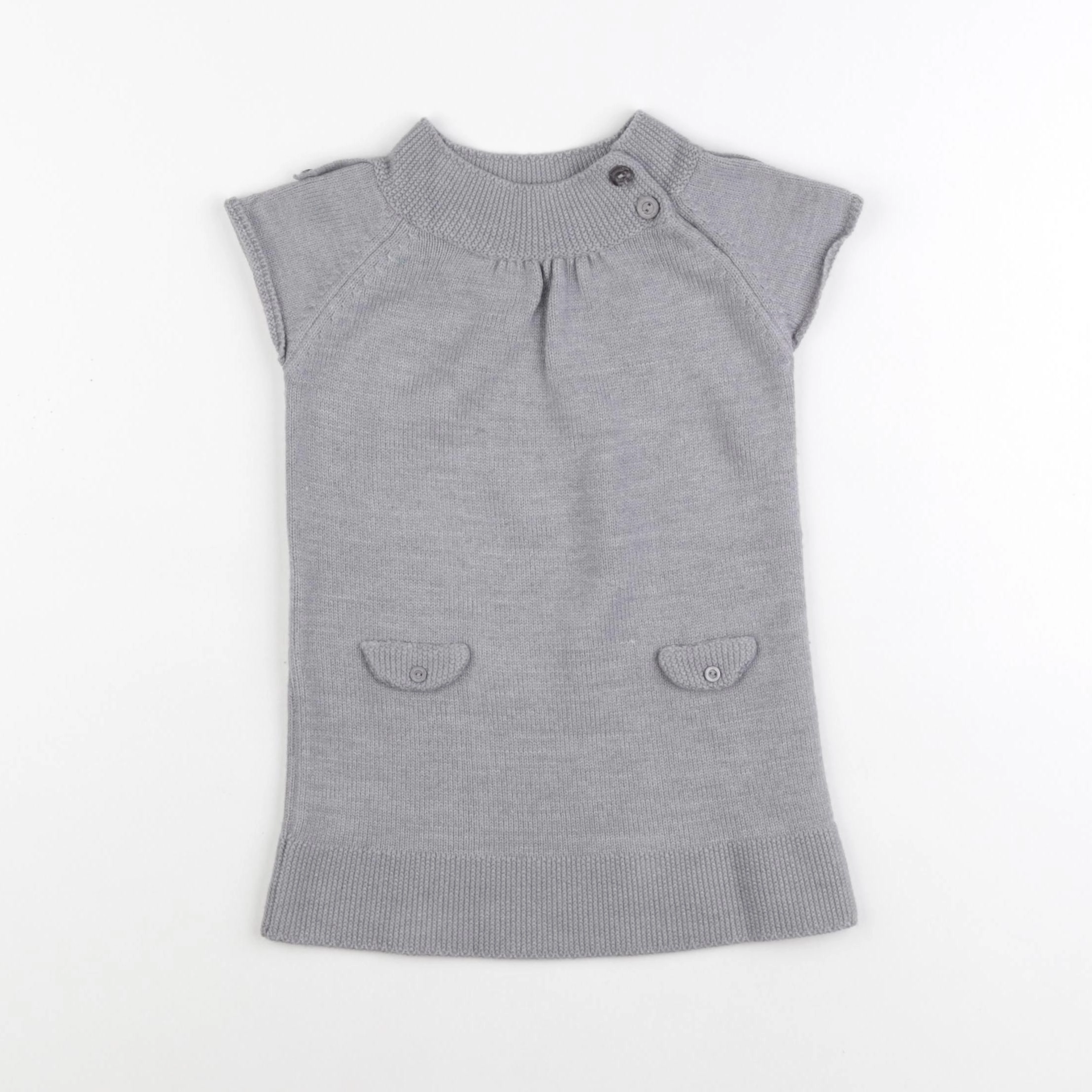 Jacadi - robe gris - 24 mois