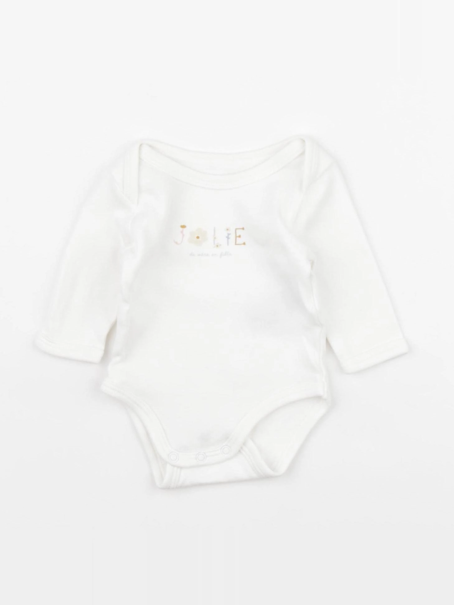 Vertbaudet - body blanc - 1 mois