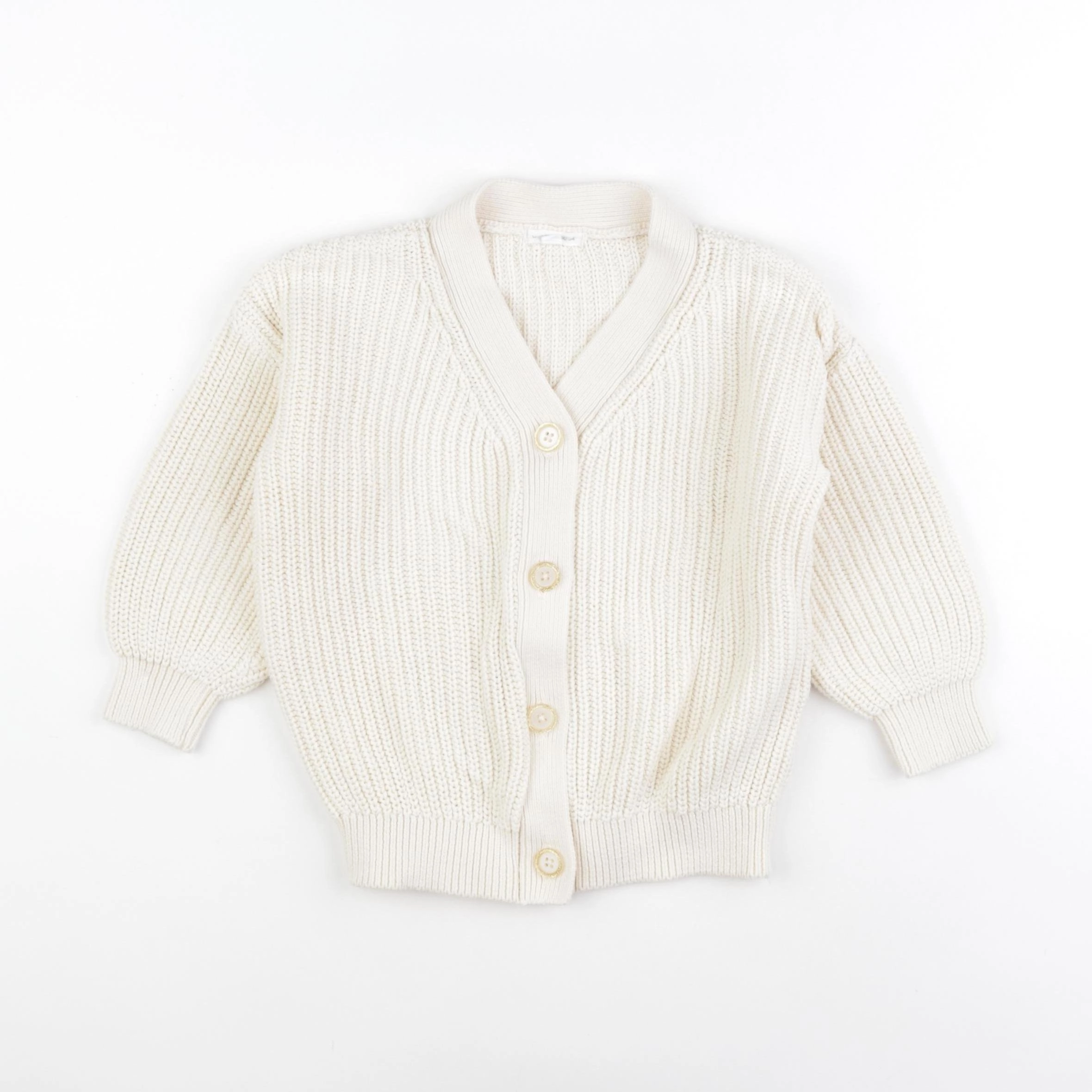 Vertbaudet - gilet beige - 4 ans