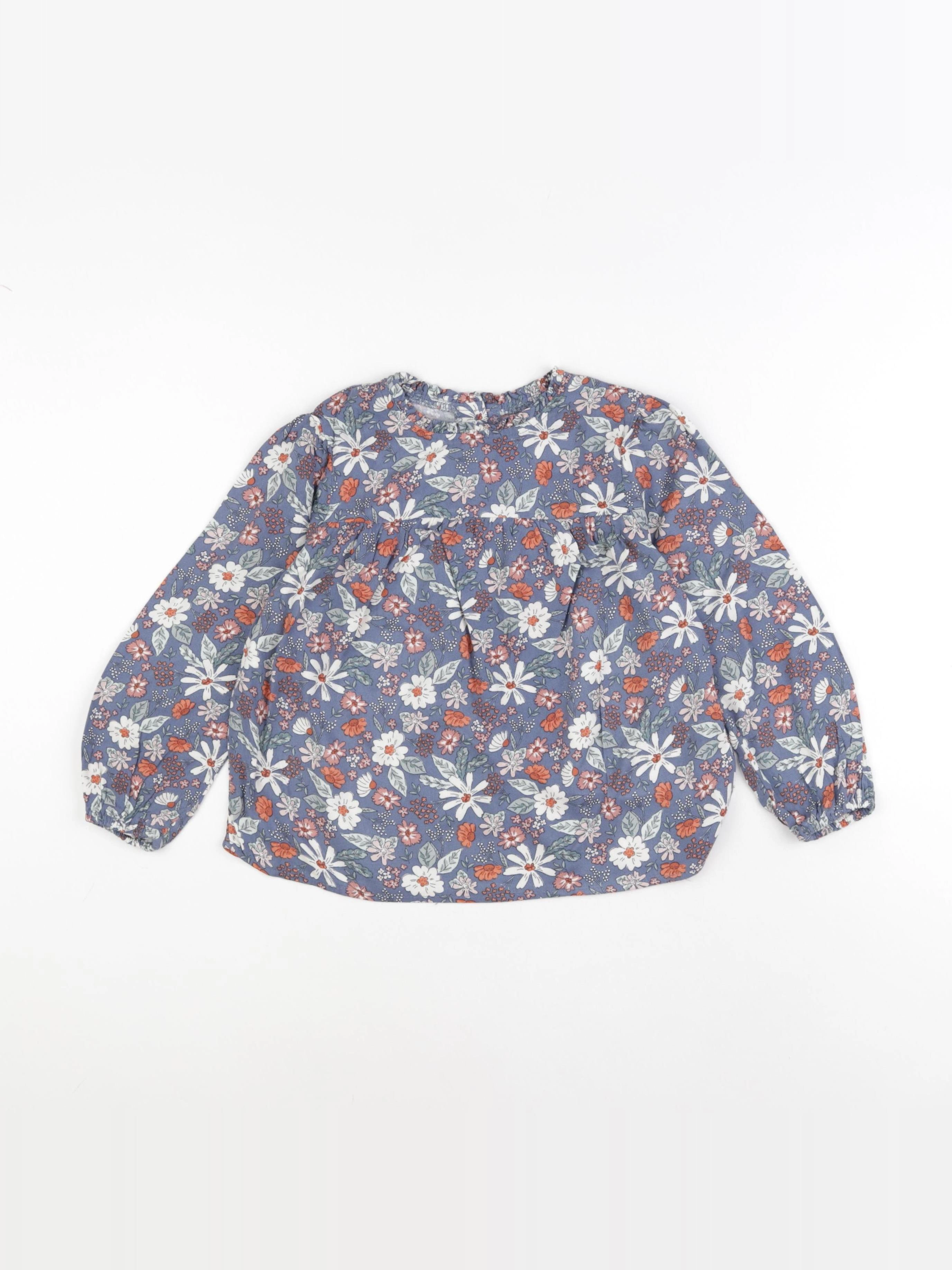 Vertbaudet - blouse bleu - 5 ans