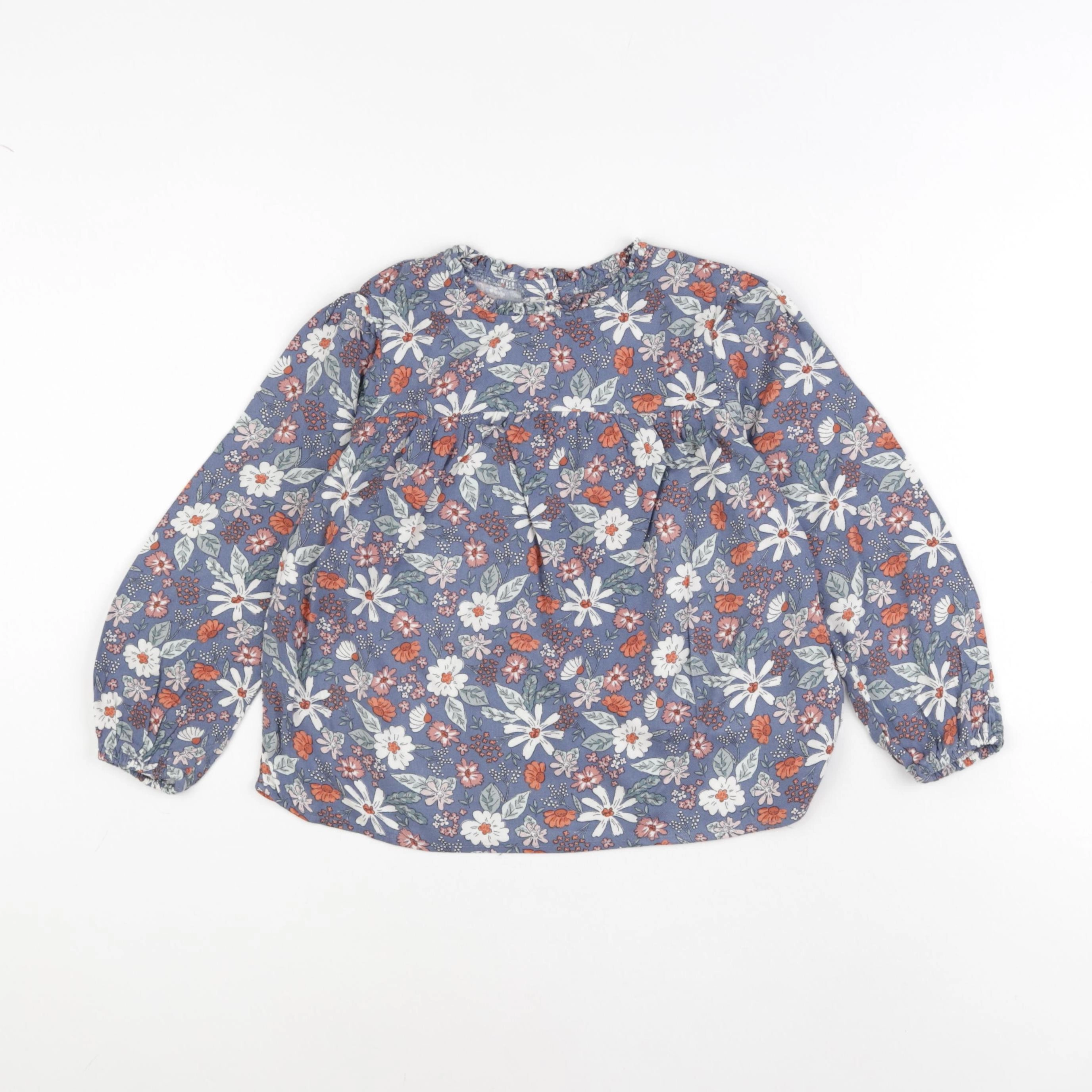 Vertbaudet - blouse bleu - 5 ans