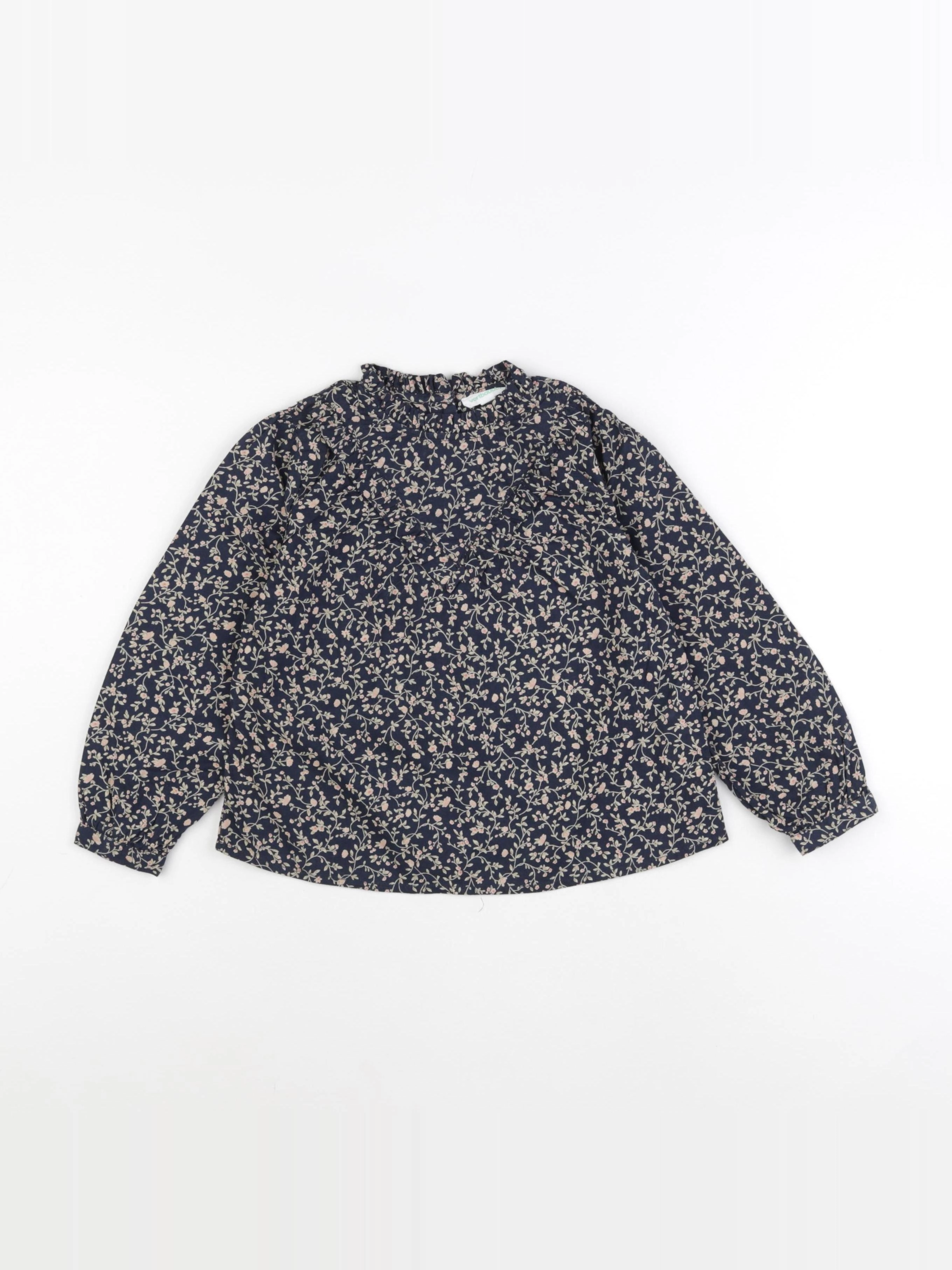Vertbaudet - blouse bleu - 5 ans