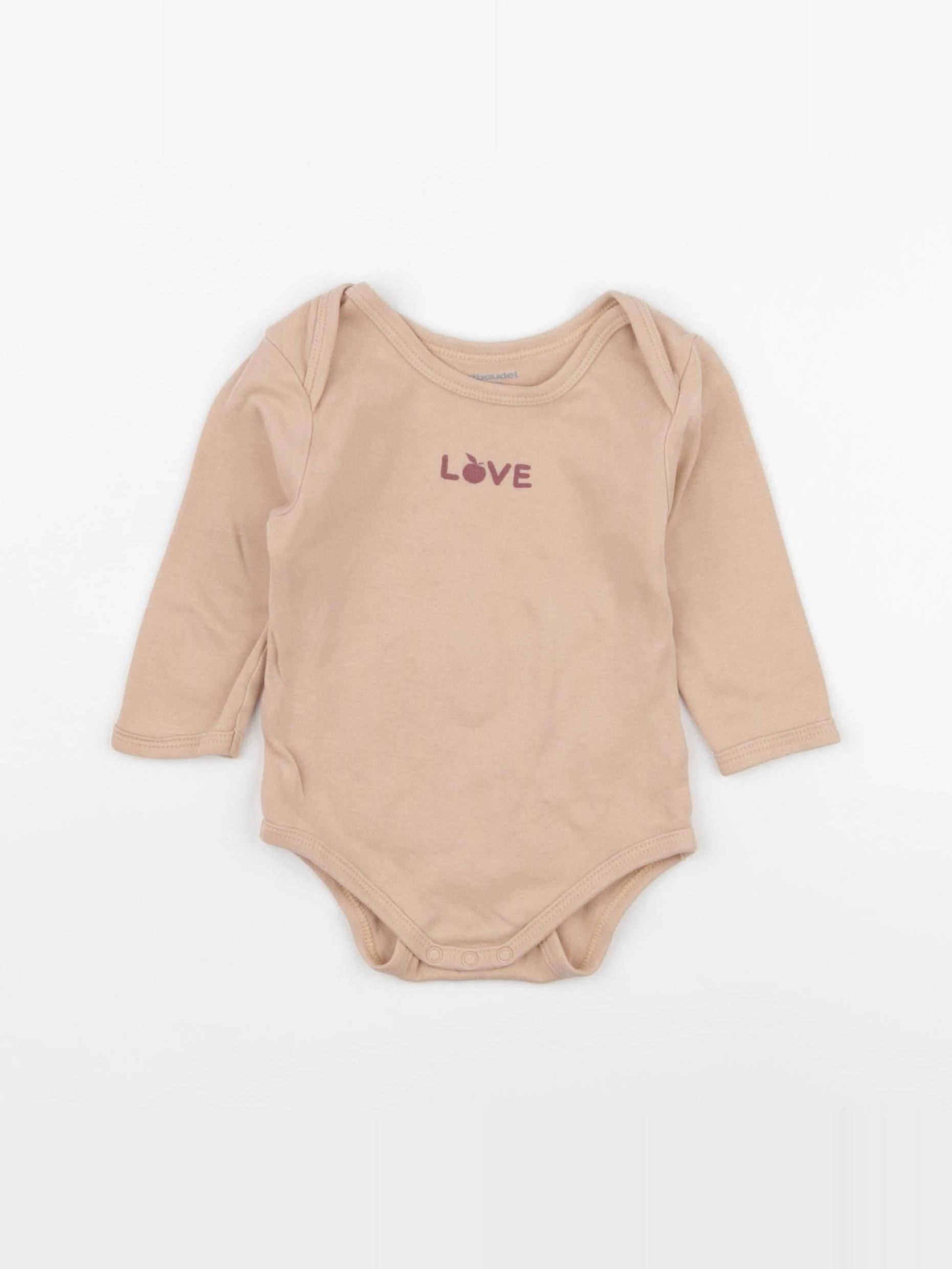 Vertbaudet - body rose - 6 mois