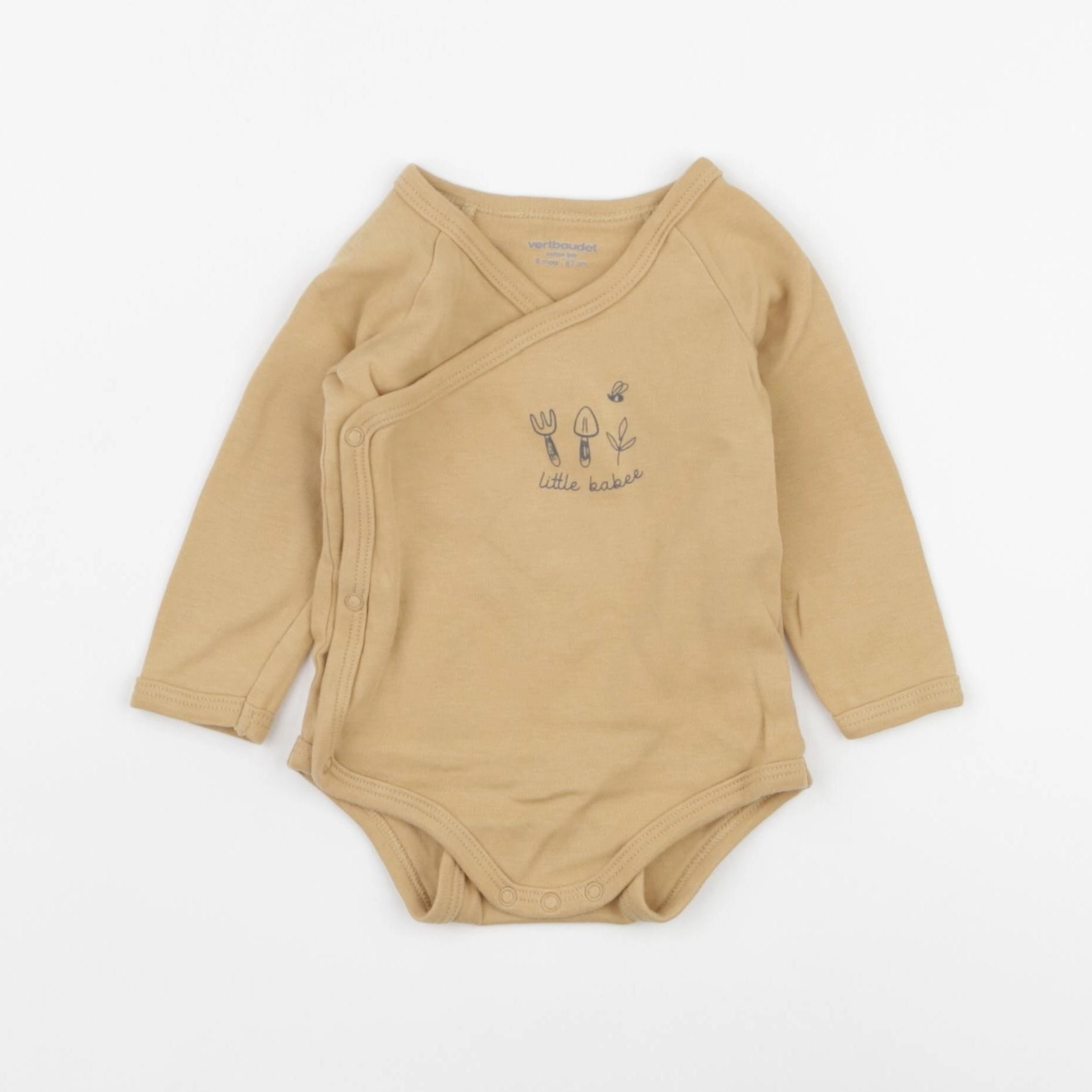 Vertbaudet - body jaune - 6 mois