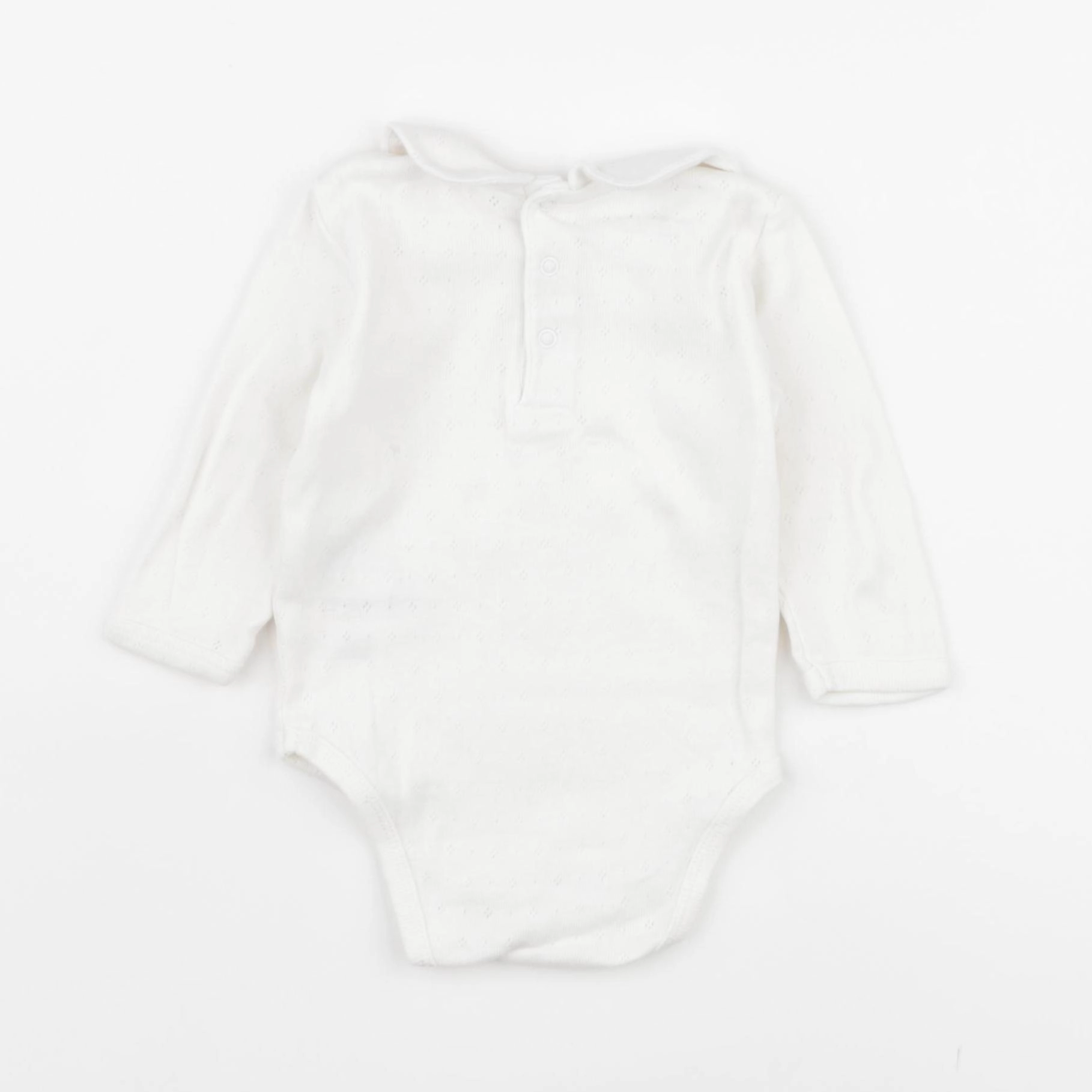 Vertbaudet - body à col beige - 6 mois