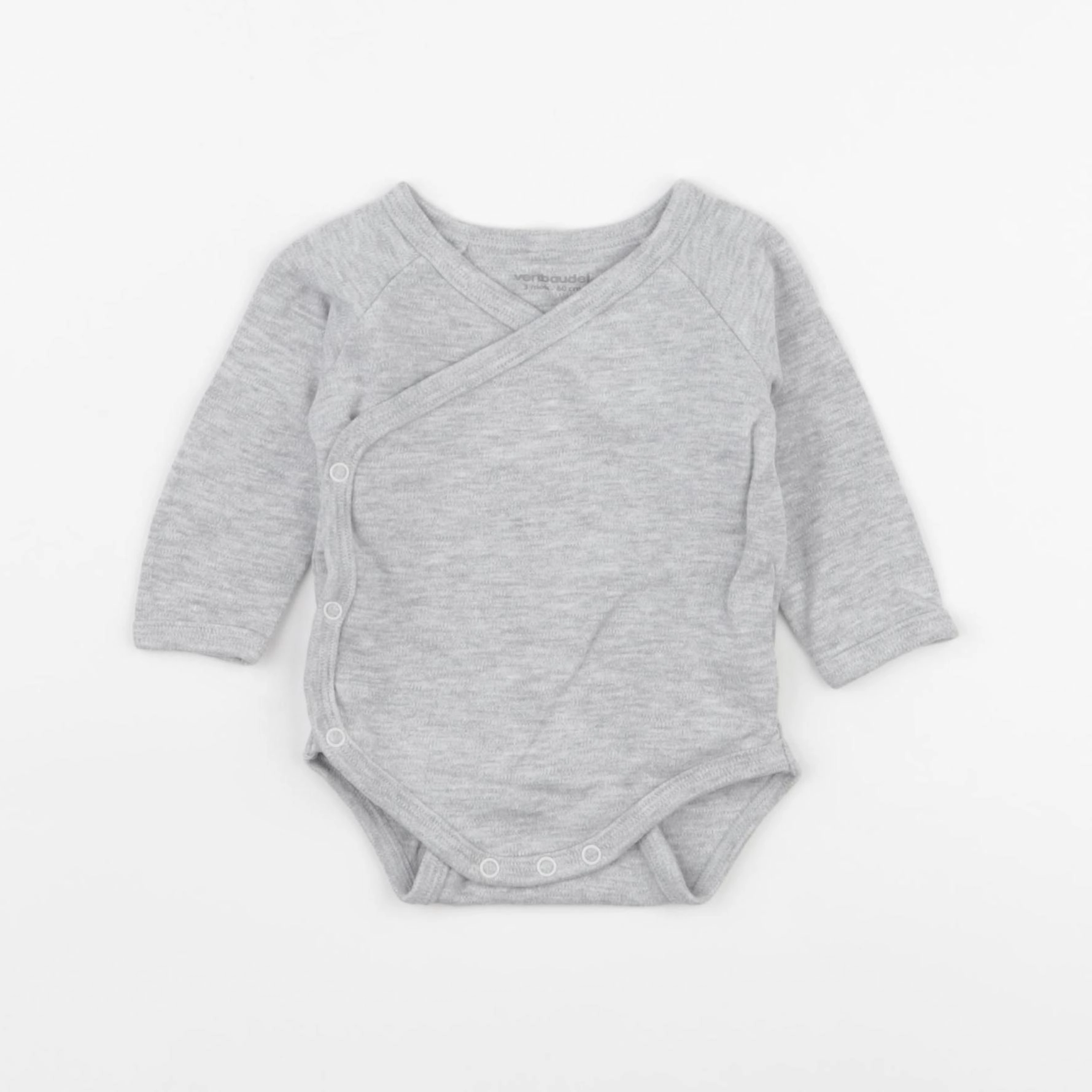 Vertbaudet - body gris - 3 mois
