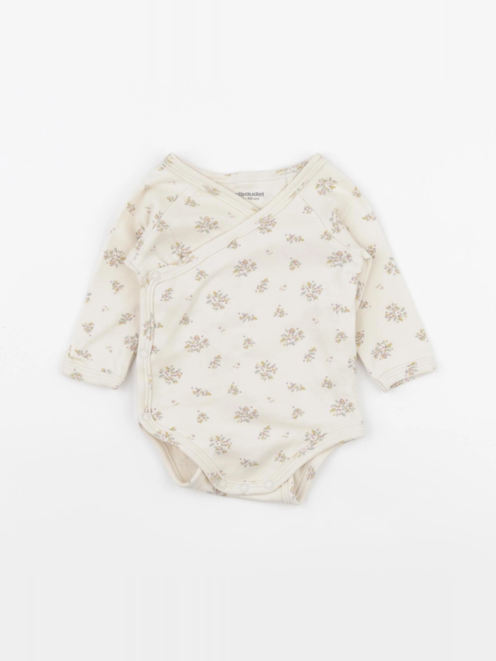 Vertbaudet - body beige - 3 mois