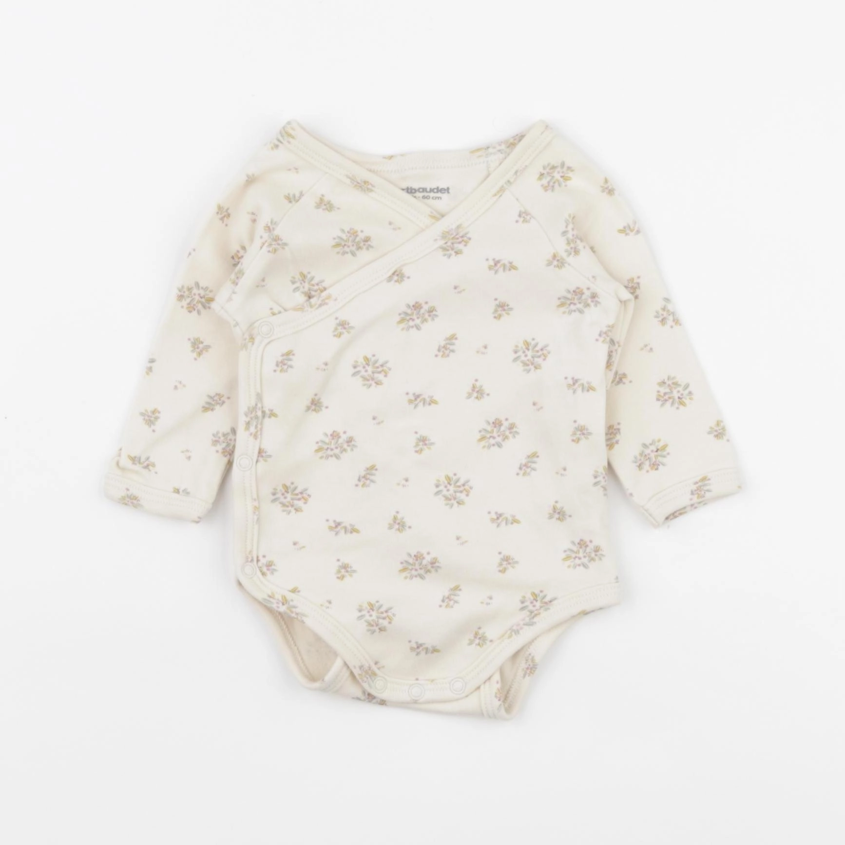 Vertbaudet - body beige - 3 mois