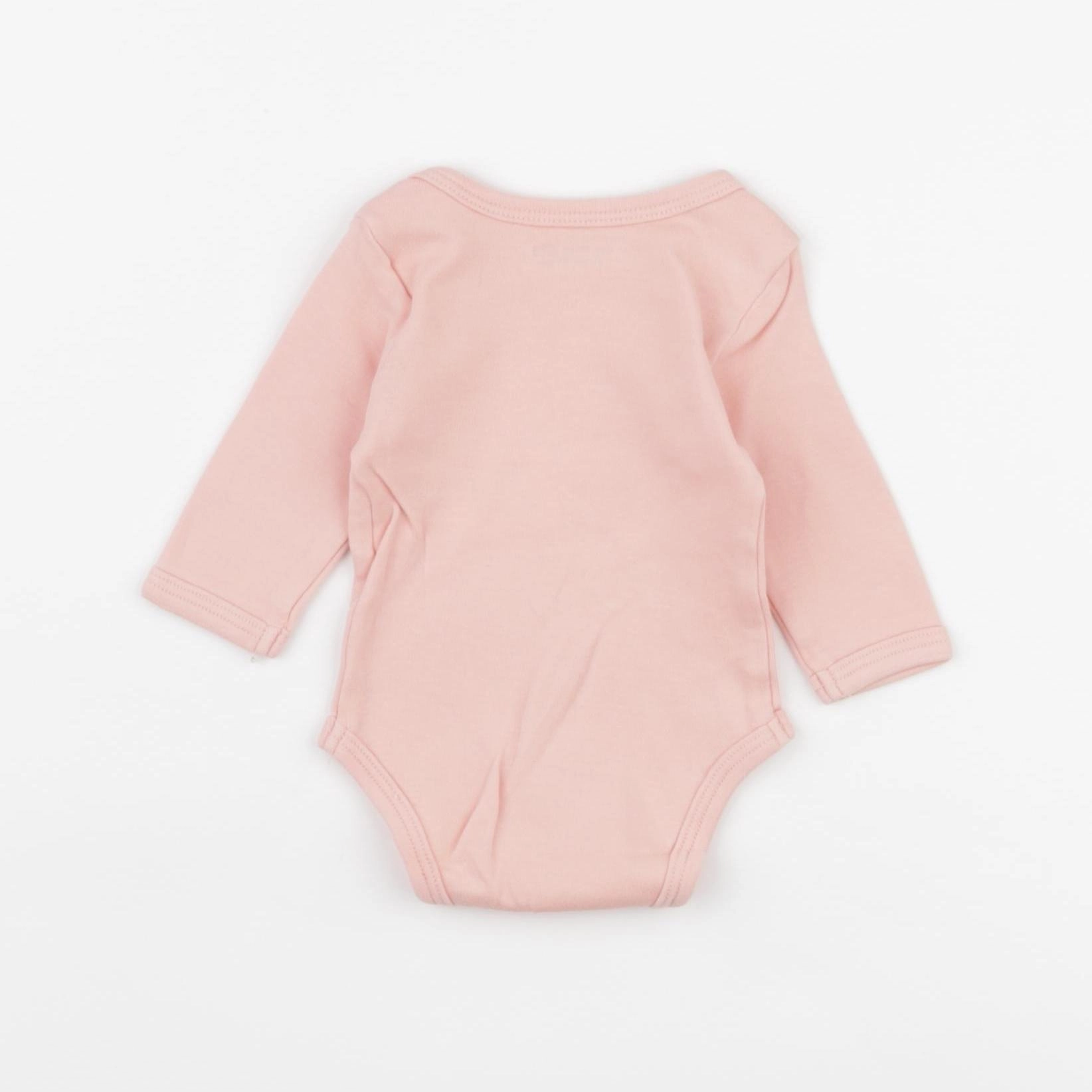 Vertbaudet - body rose - 1 mois