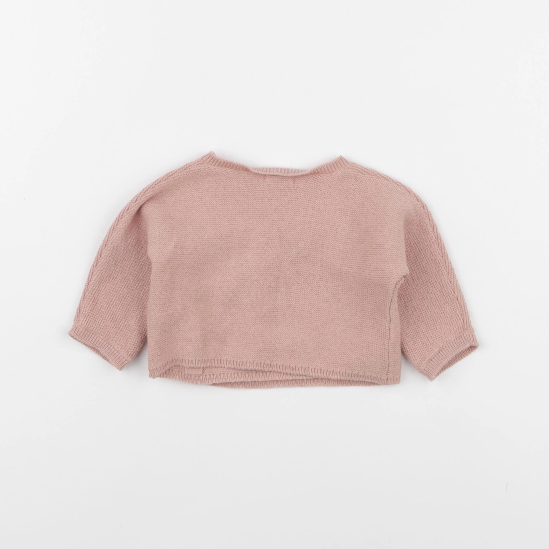 Vertbaudet - gilet rose - 0 mois
