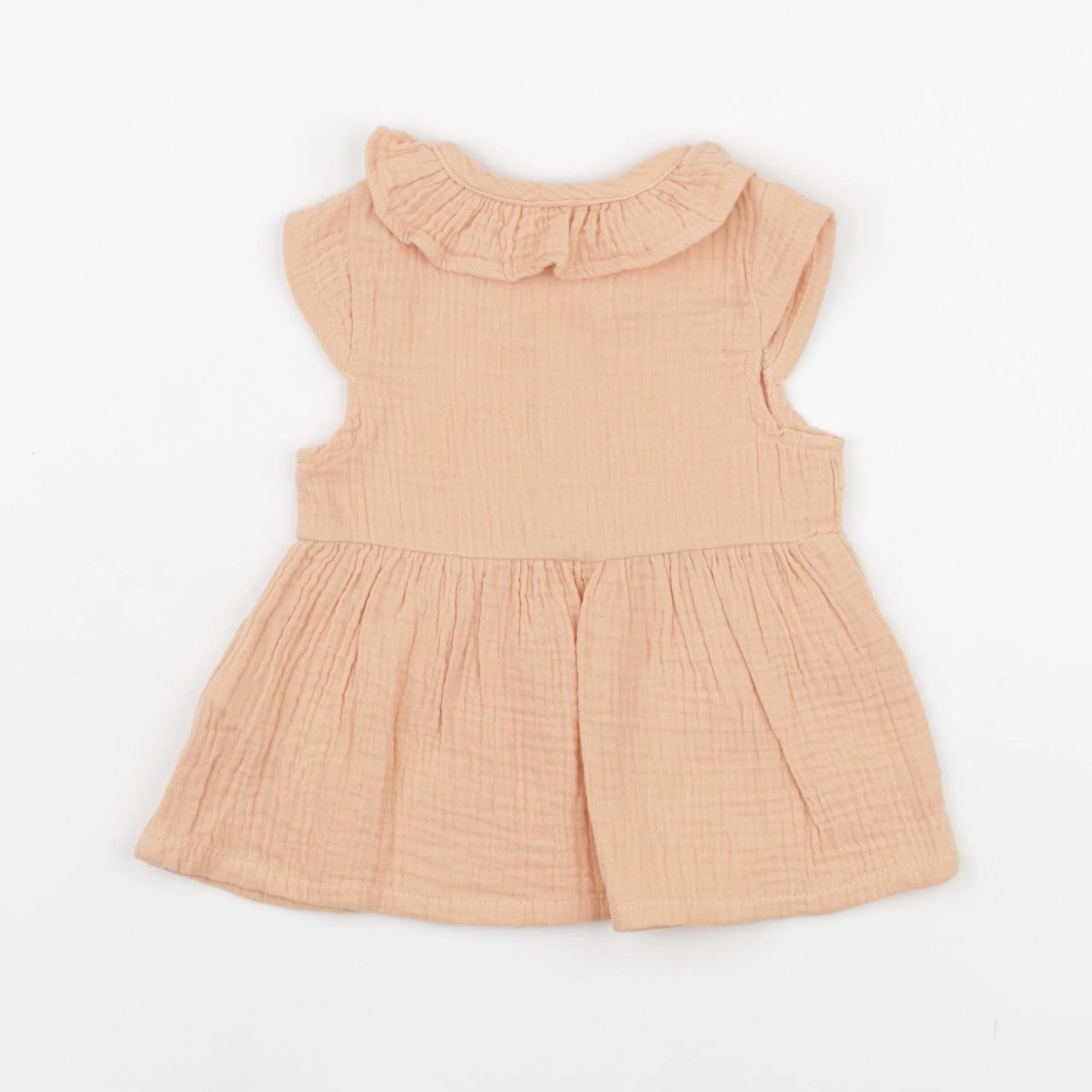 Vertbaudet - robe orange - 3 mois