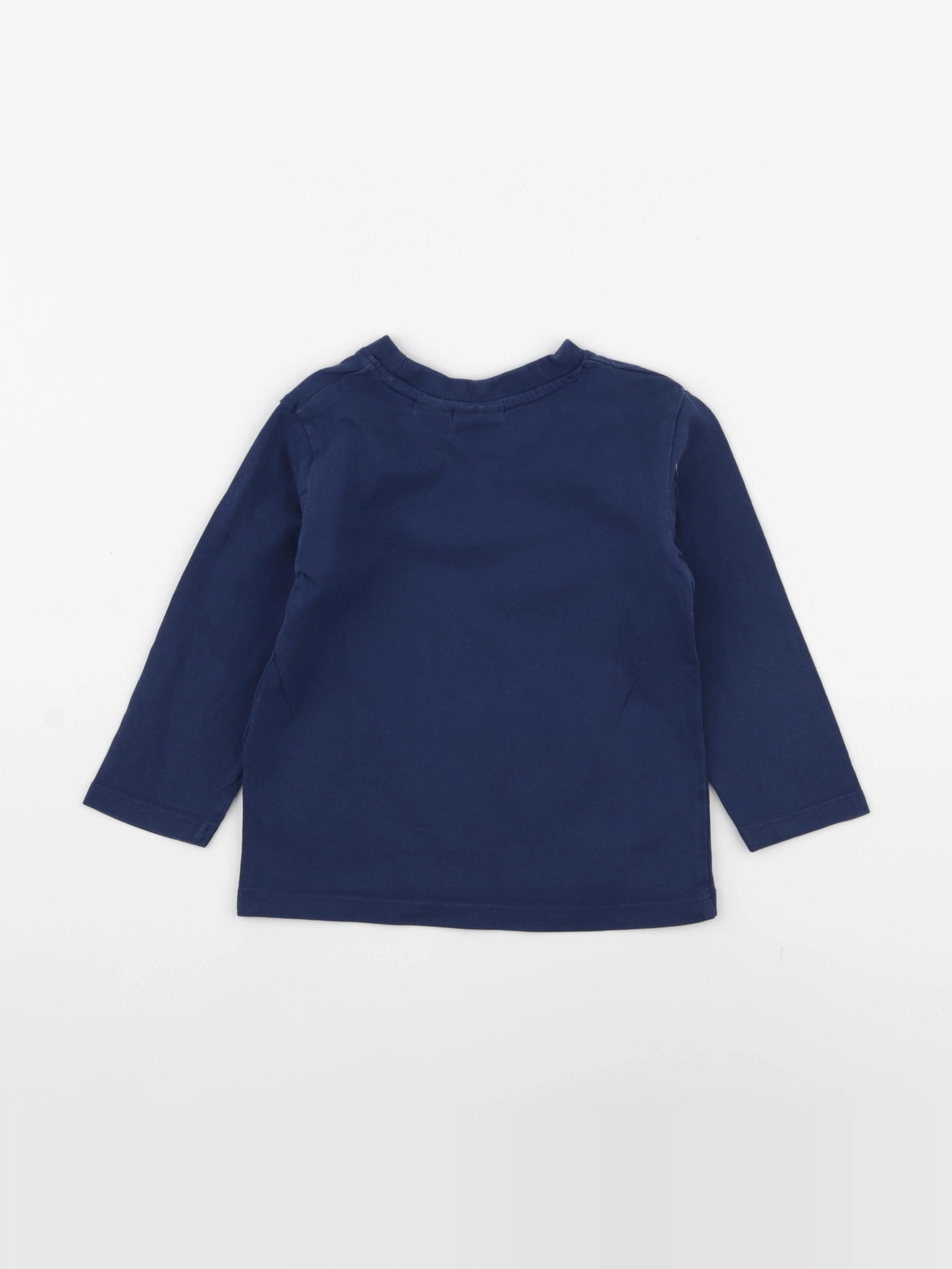 Zara - tee-shirt bleu - 12/18 mois