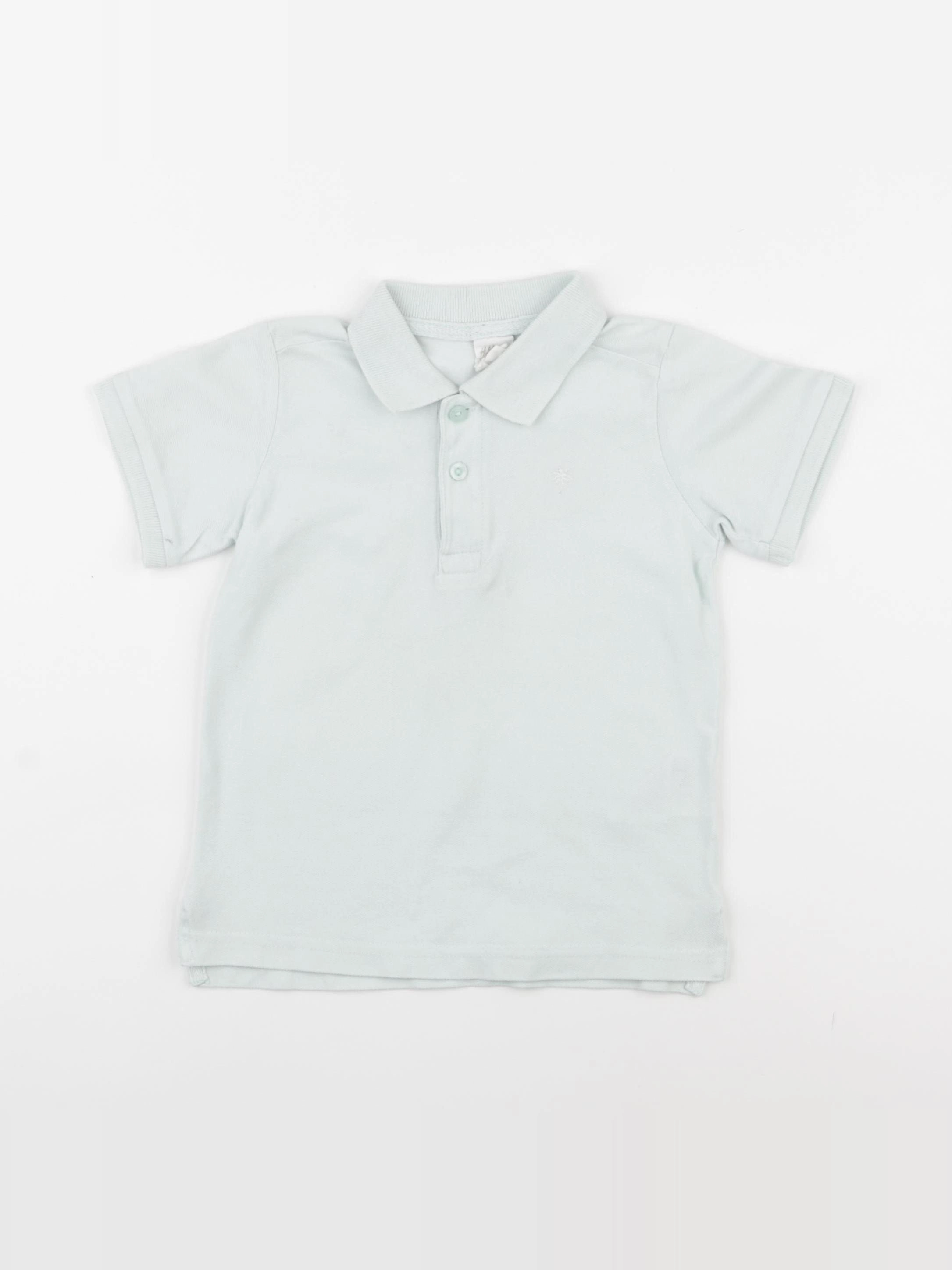 H&M - polo vert - 12/18 mois