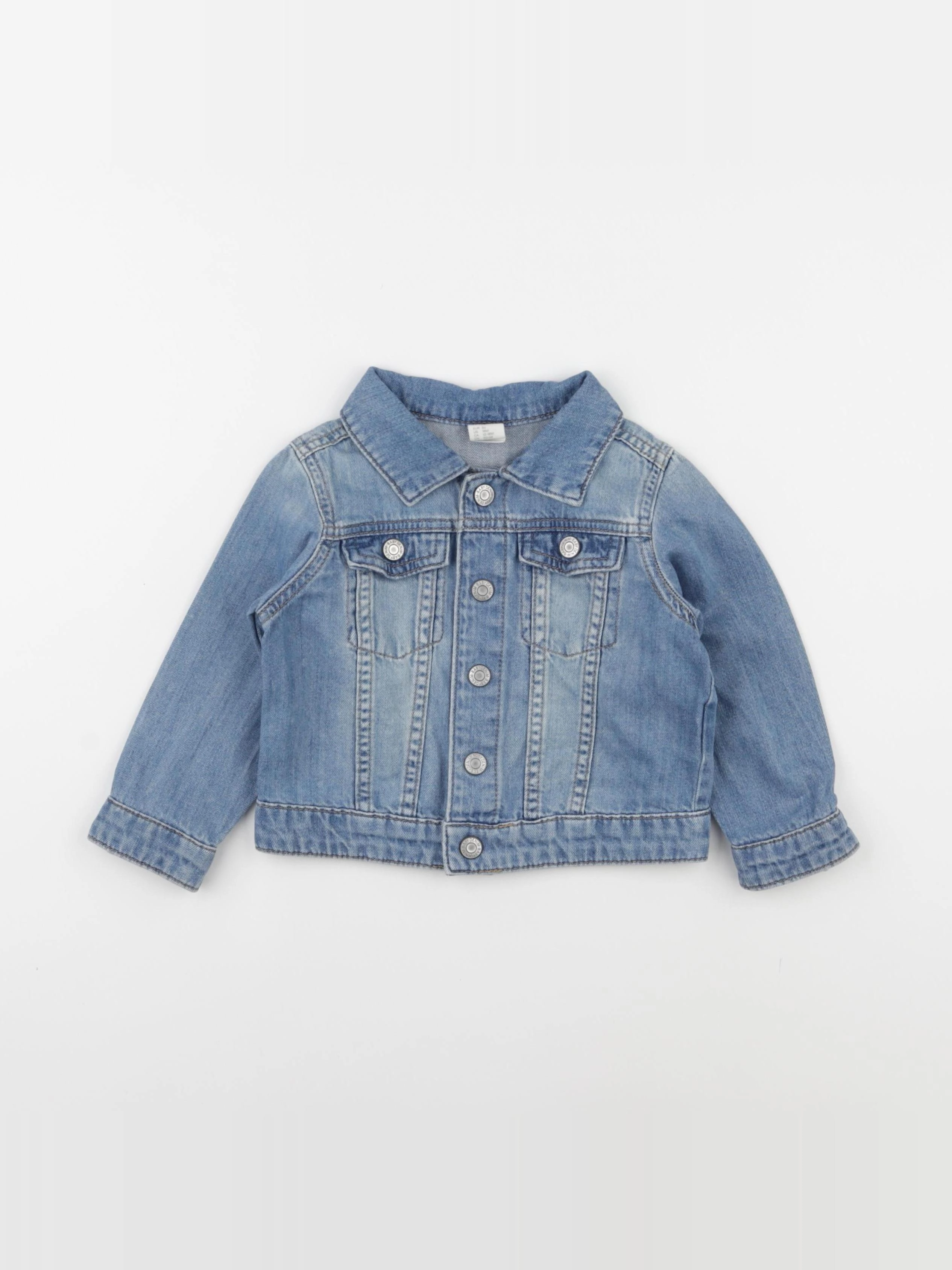H&M - veste bleu - 12/18 mois