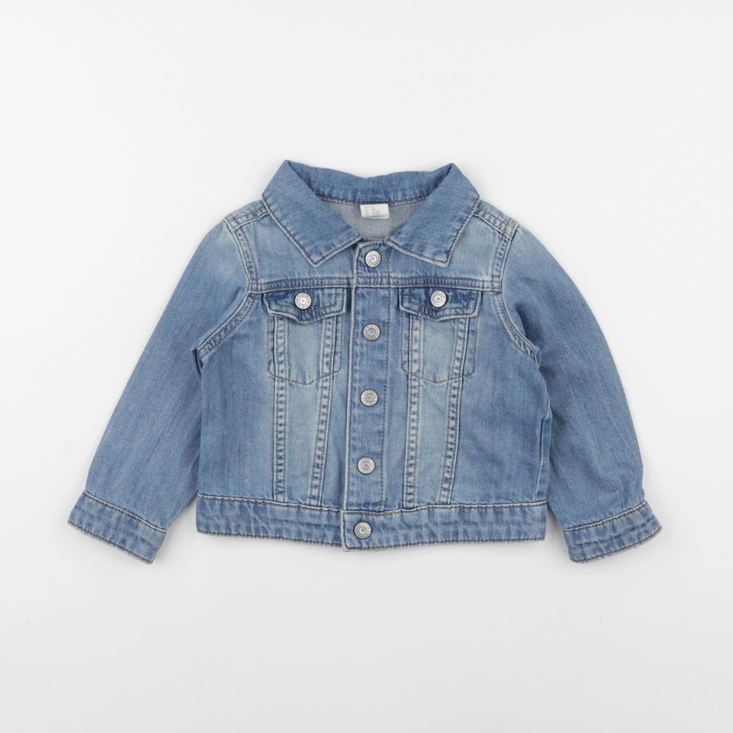 H&M - veste bleu - 12/18 mois