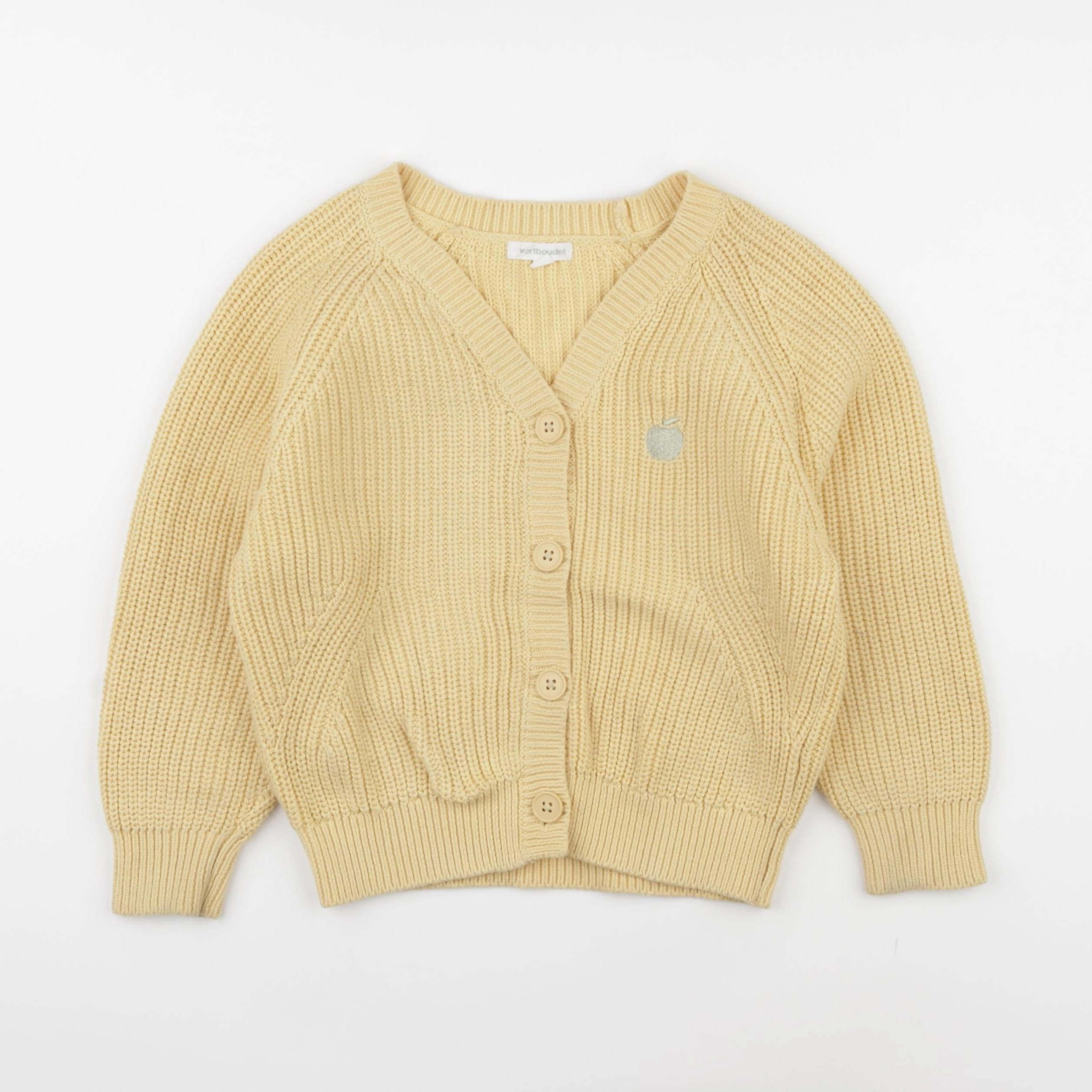 Vertbaudet - gilet jaune - 6 ans