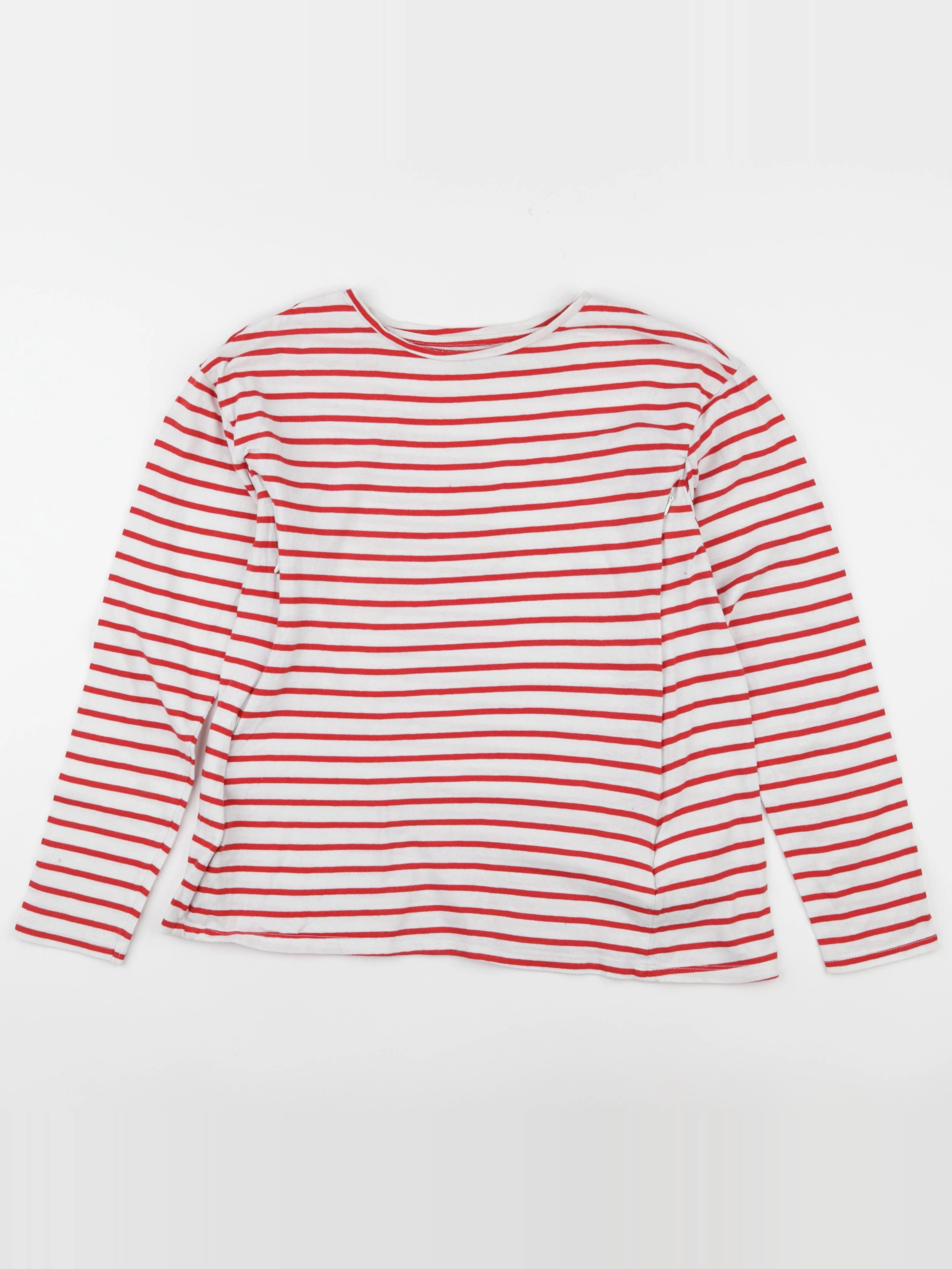 Vertbaudet - tee-shirt allaitement blanc, rouge - 34 à 36