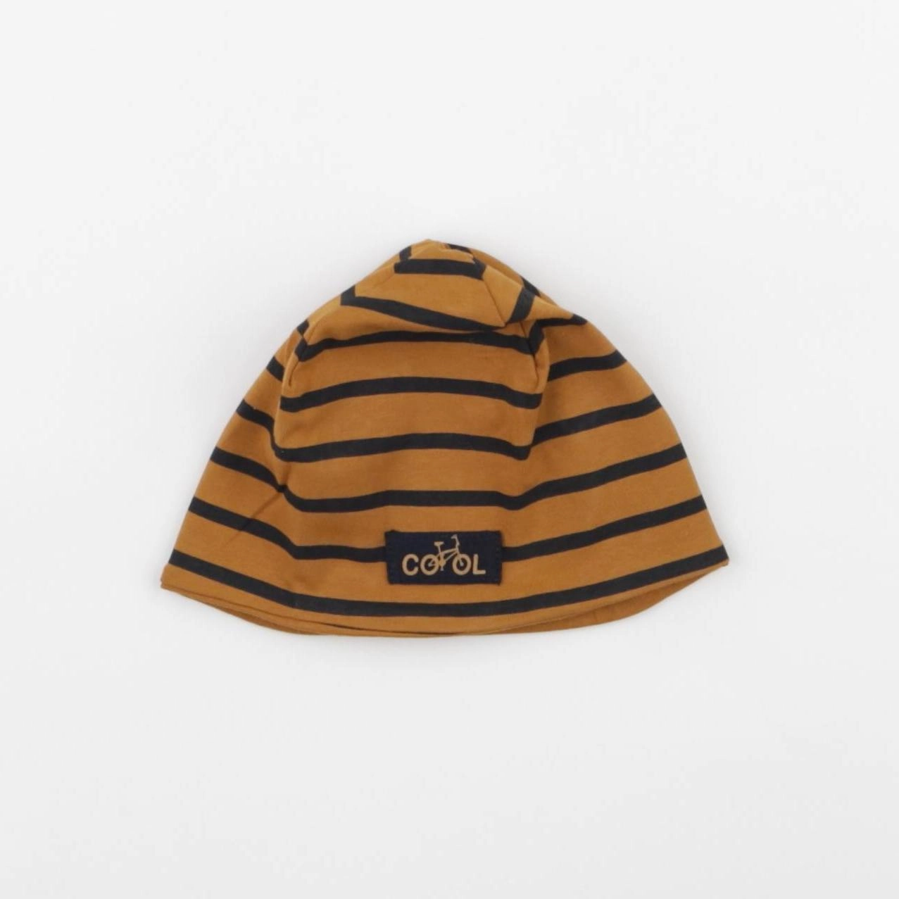 Vertbaudet - bonnet marron, bleu - 2/5 ans