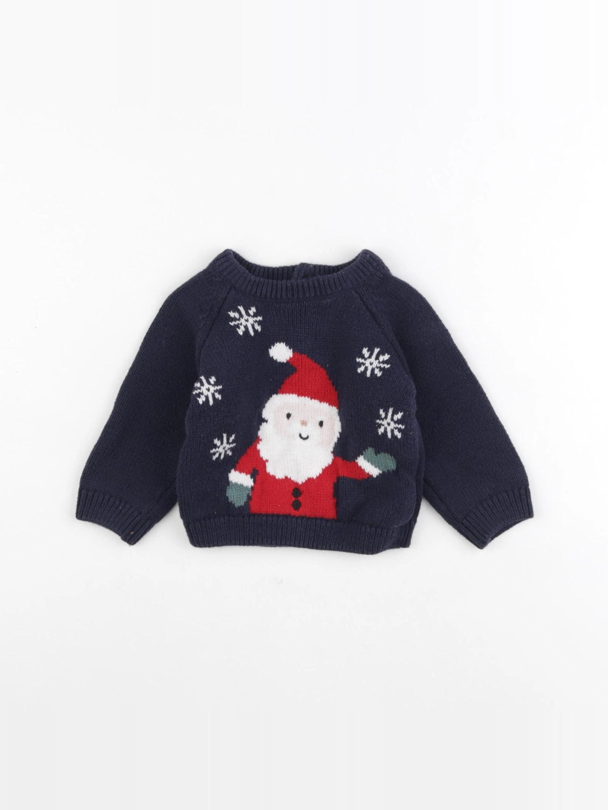 Vertbaudet - pull bleu - 6 mois