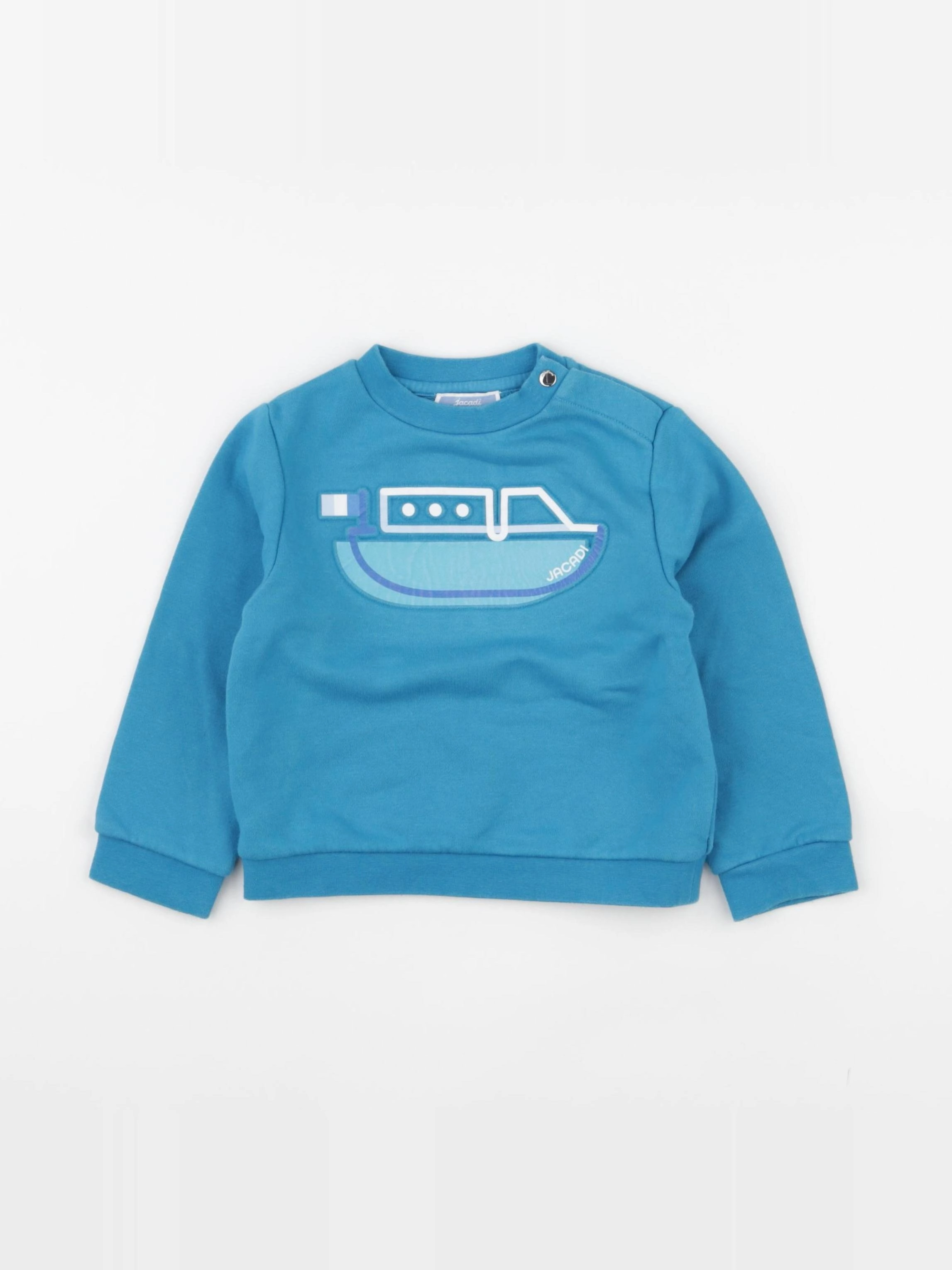 Jacadi - sweat bleu - 24 mois