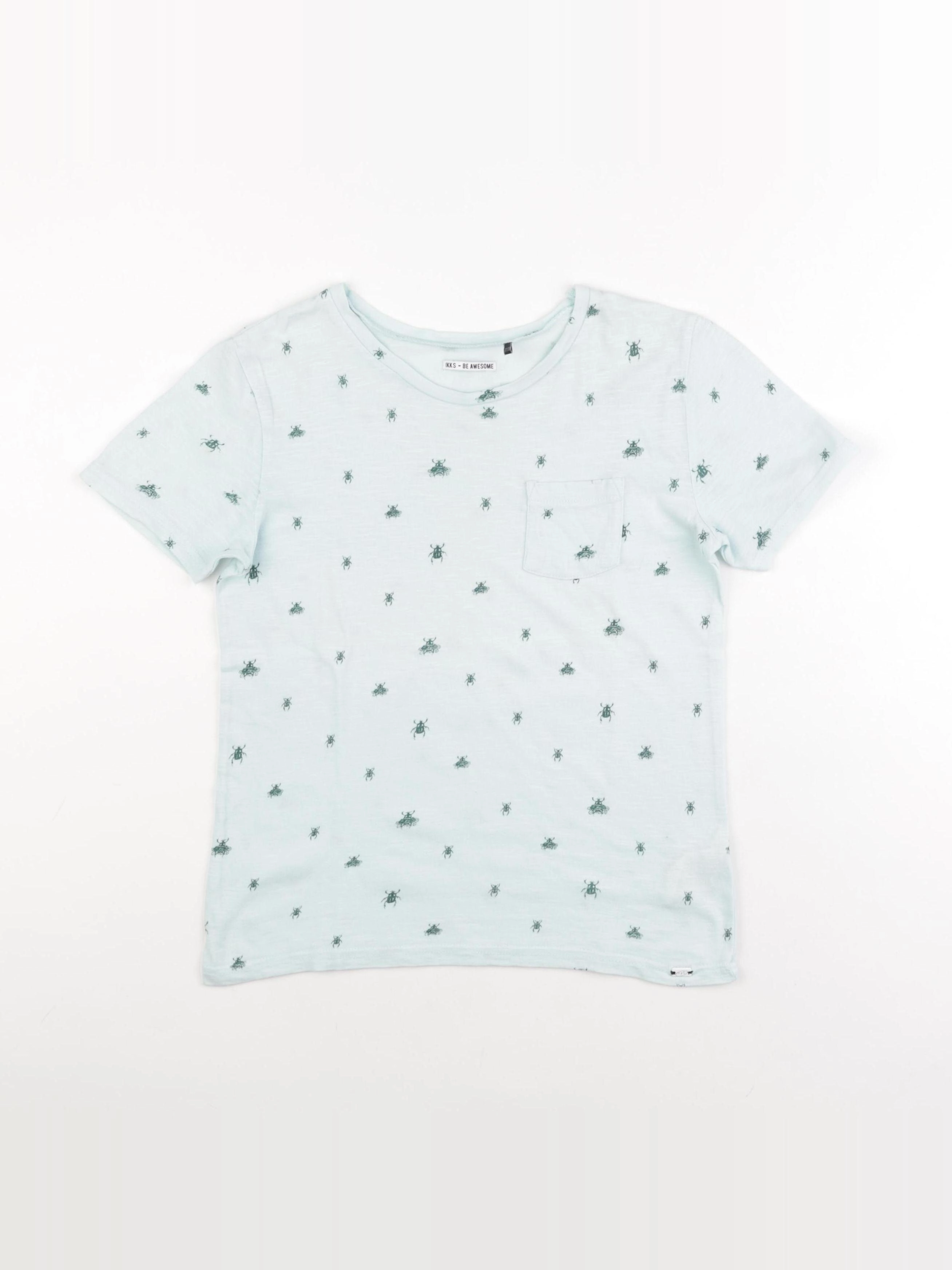 IKKS - tee-shirt bleu - 8 ans