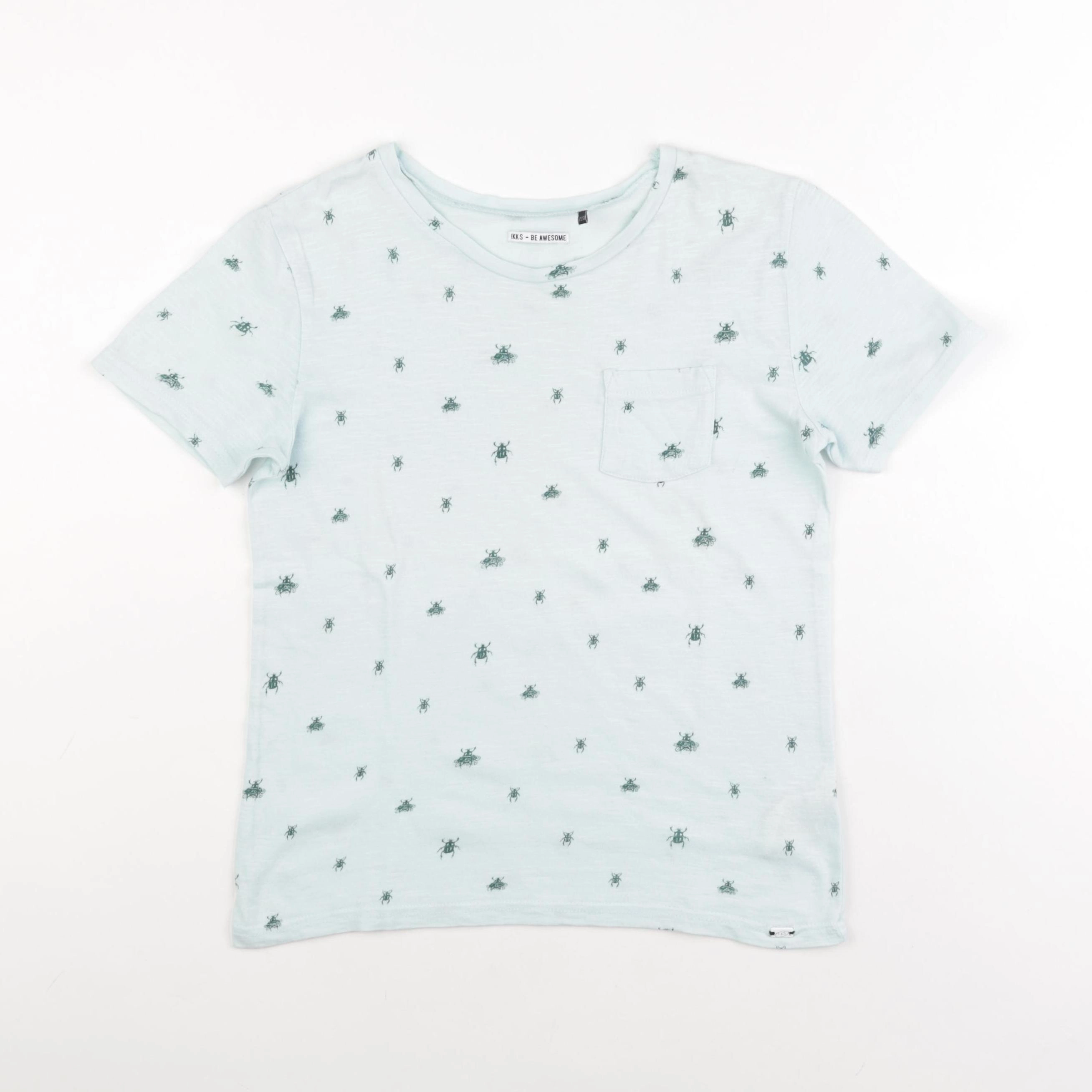 IKKS - tee-shirt bleu - 8 ans