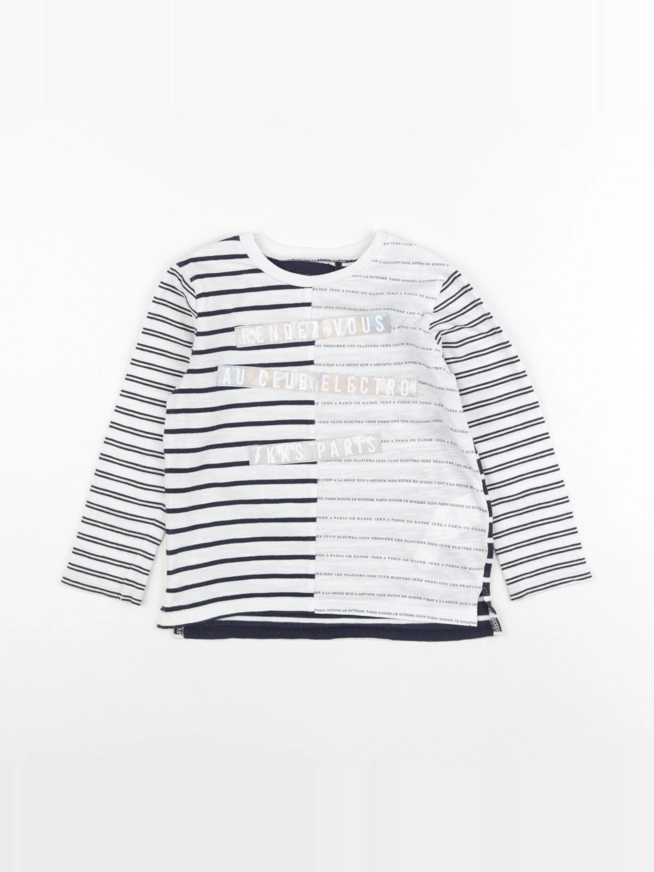 IKKS - tee-shirt blanc - 3 ans