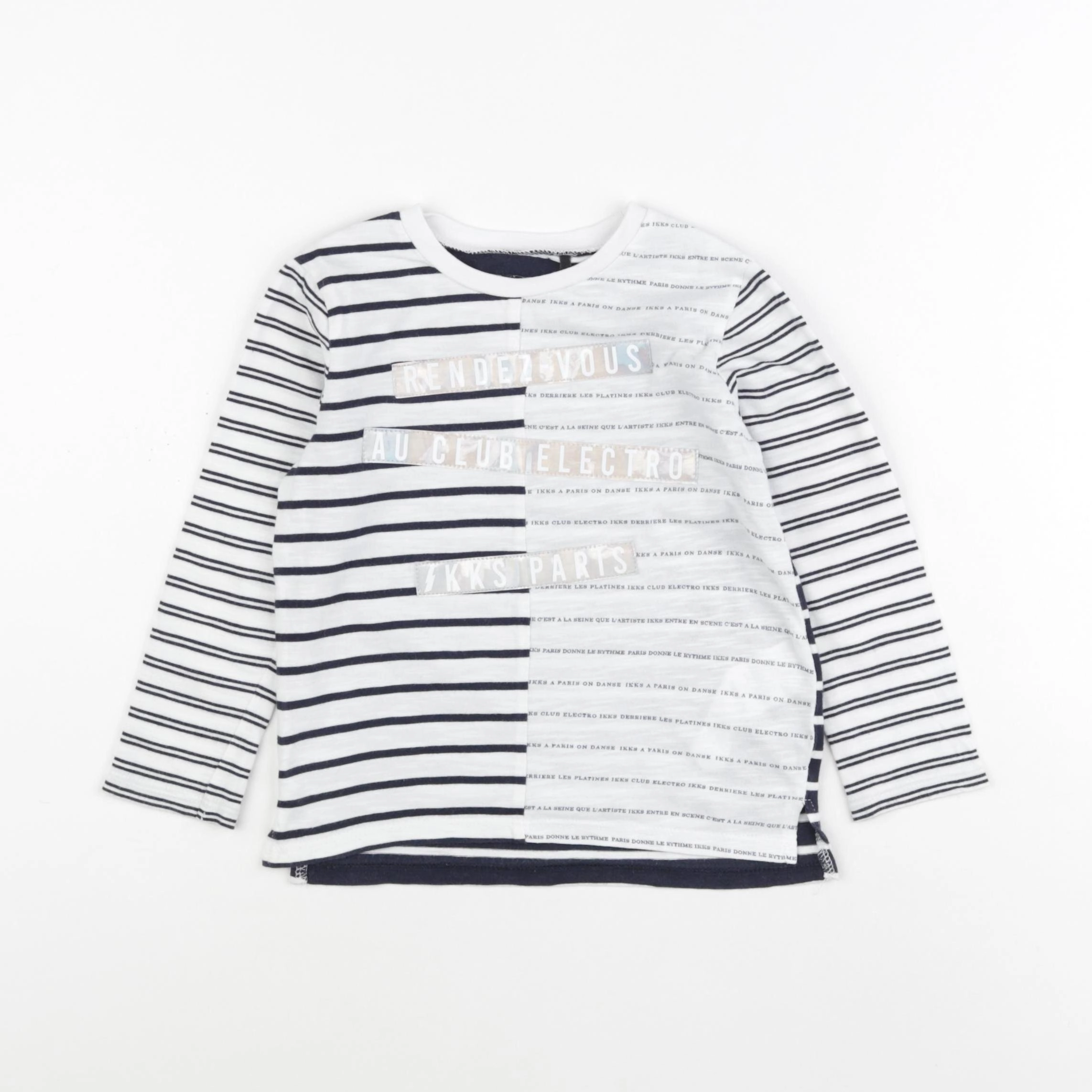 IKKS - tee-shirt blanc - 3 ans