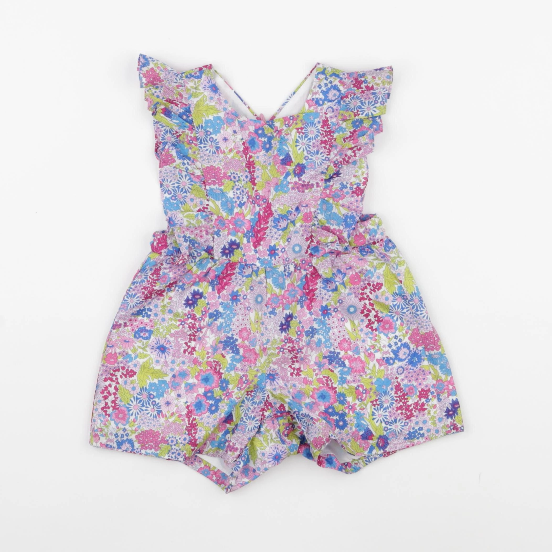 Jacadi - combinaison liberty multicolore - 6 mois