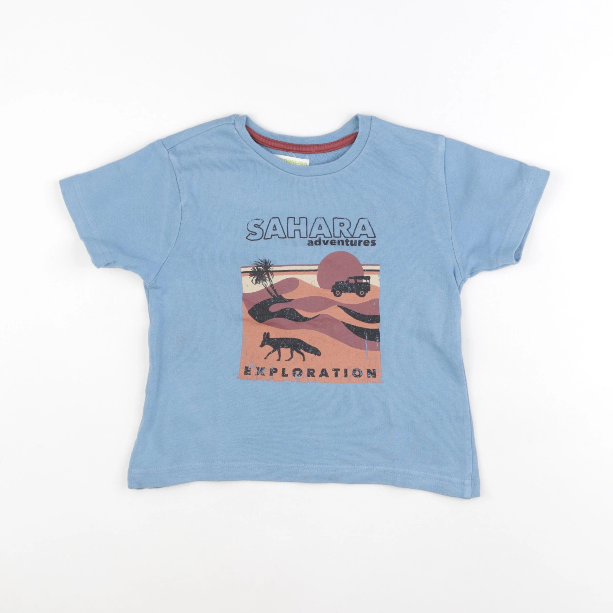 Vertbaudet - sweat bleu - 4 ans