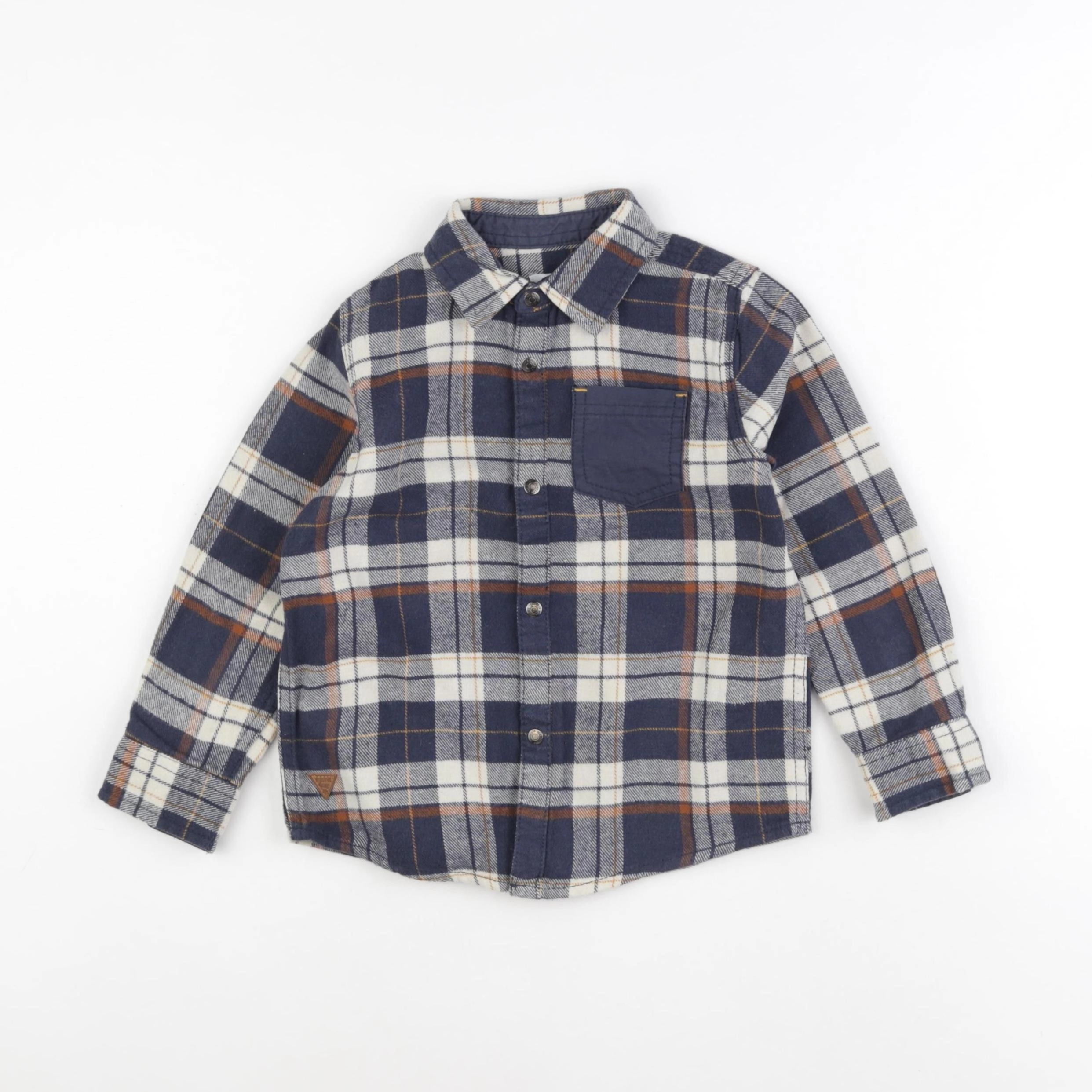 Vertbaudet - chemise bleu - 4 ans