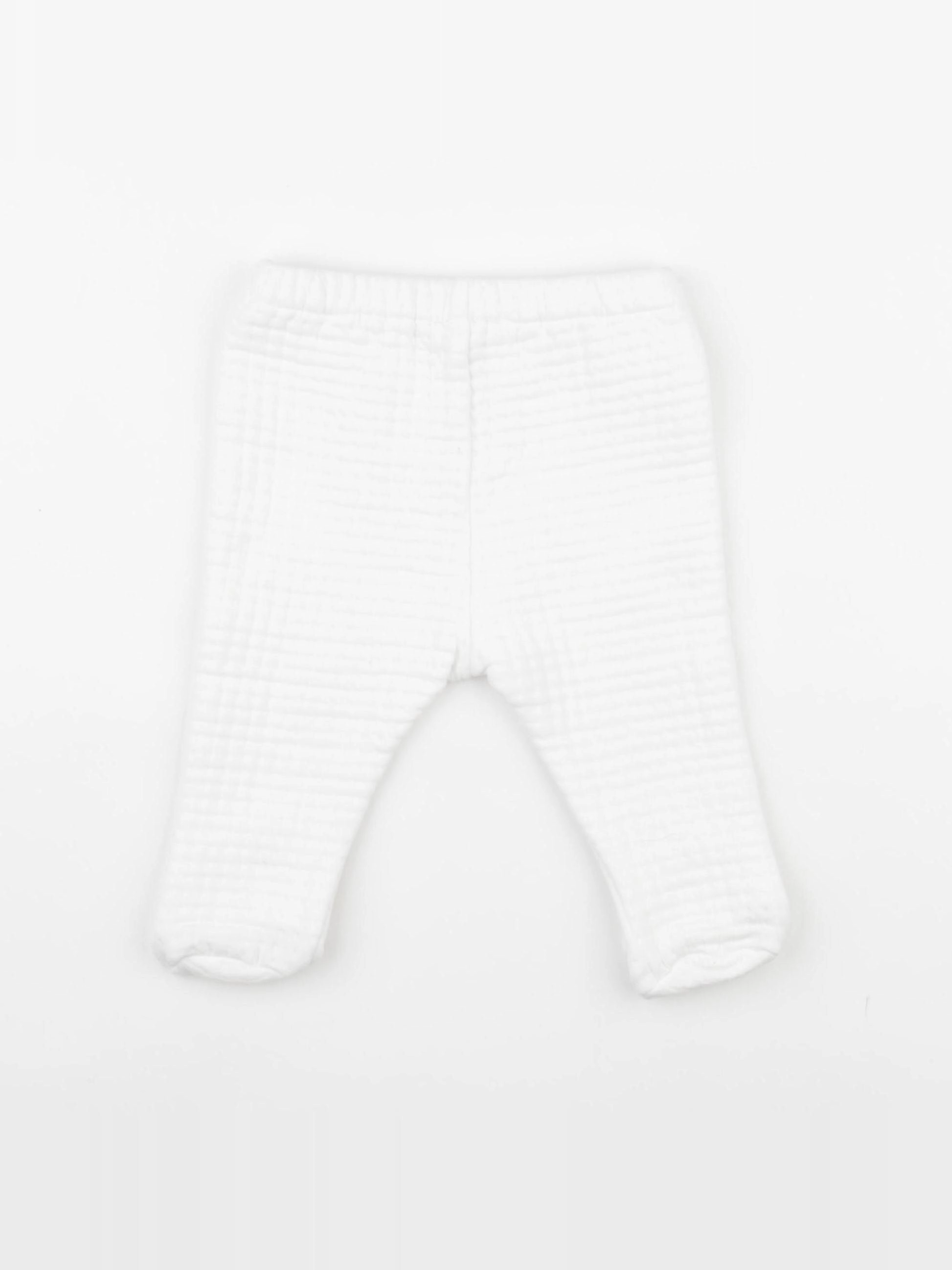 Jacadi - legging blanc - 12 mois