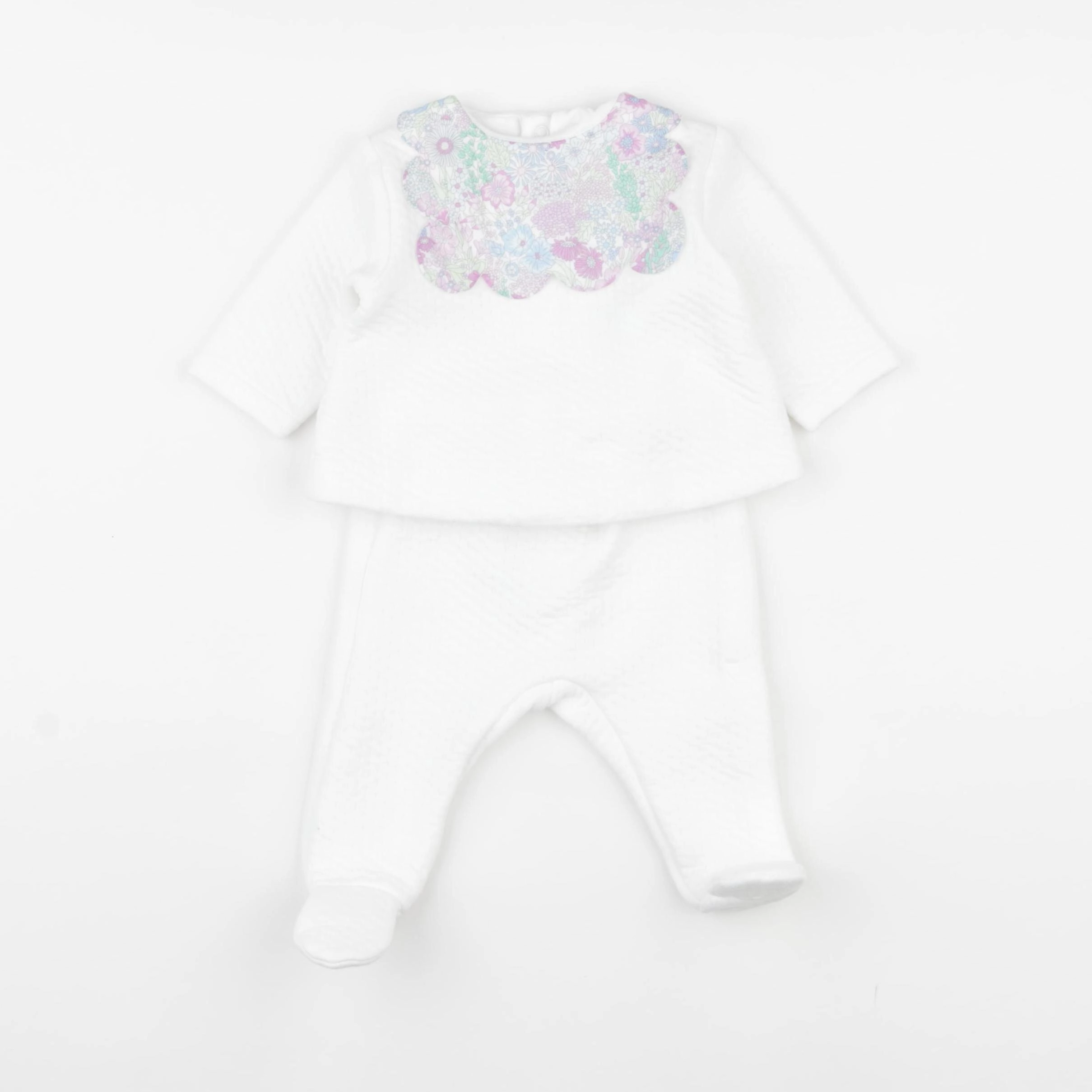 Jacadi - ensemble blanc - 3 mois