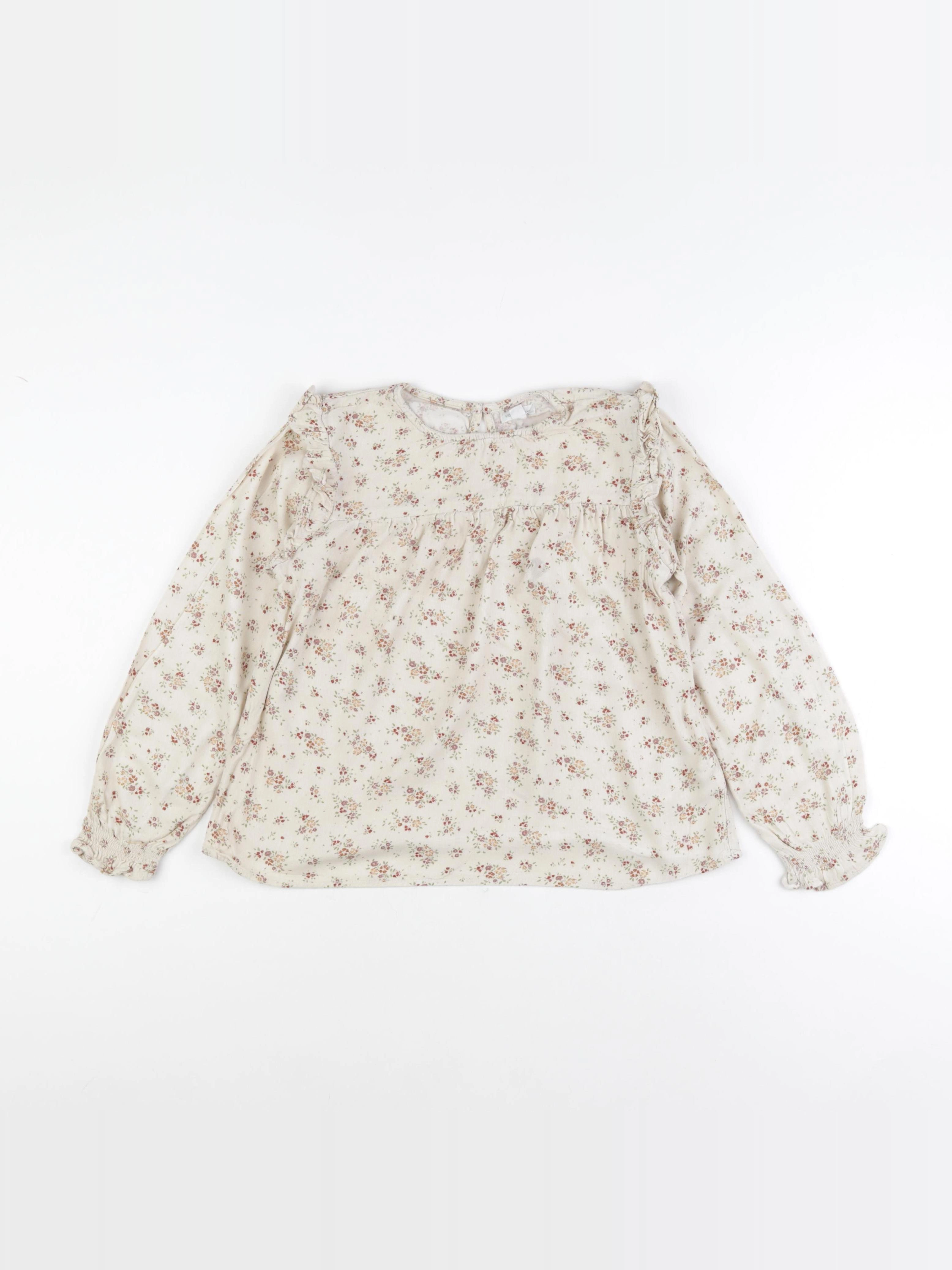 Vertbaudet - blouse beige - 9 ans