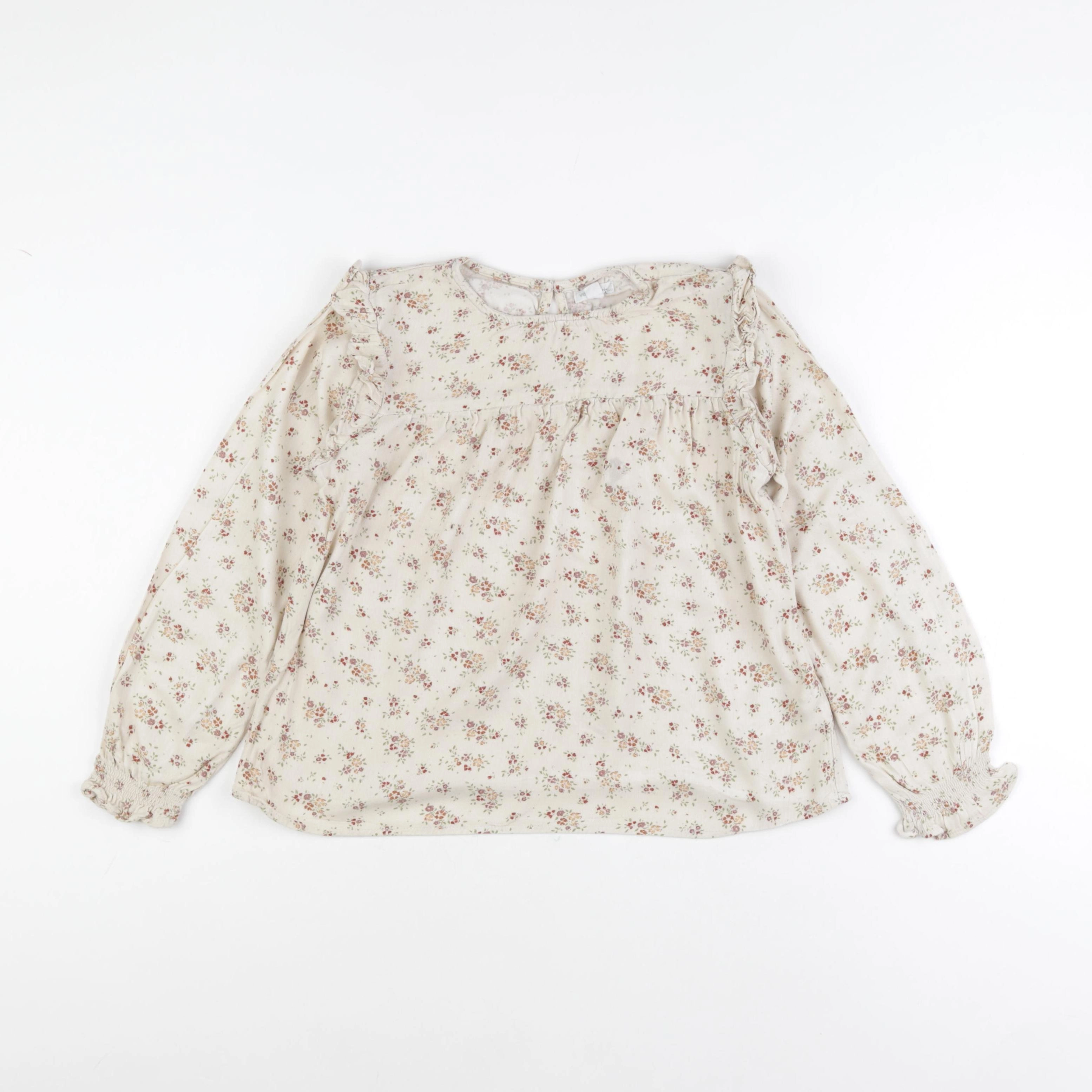 Vertbaudet - blouse beige - 9 ans