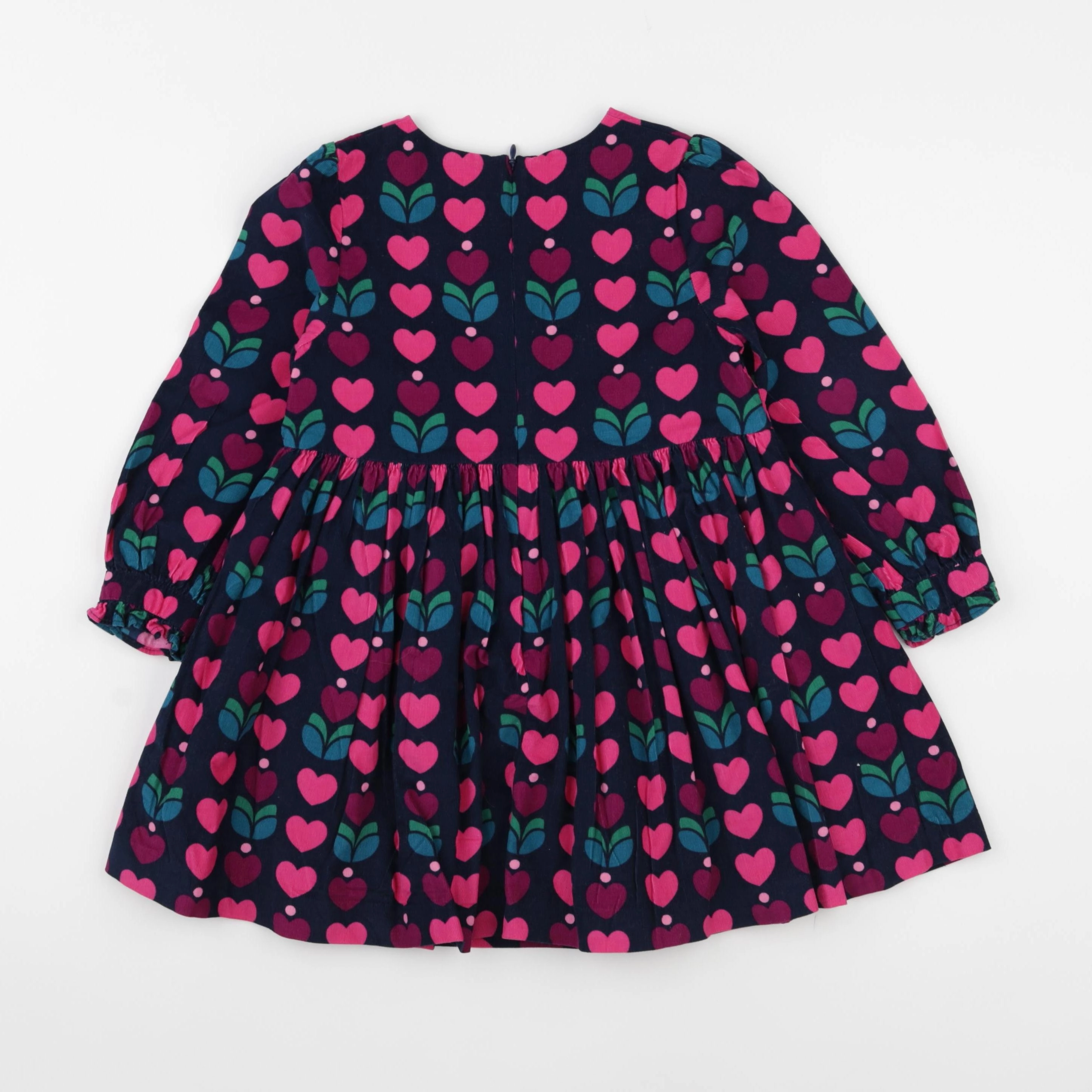 Jacadi - robe bleu, rose - 4 ans