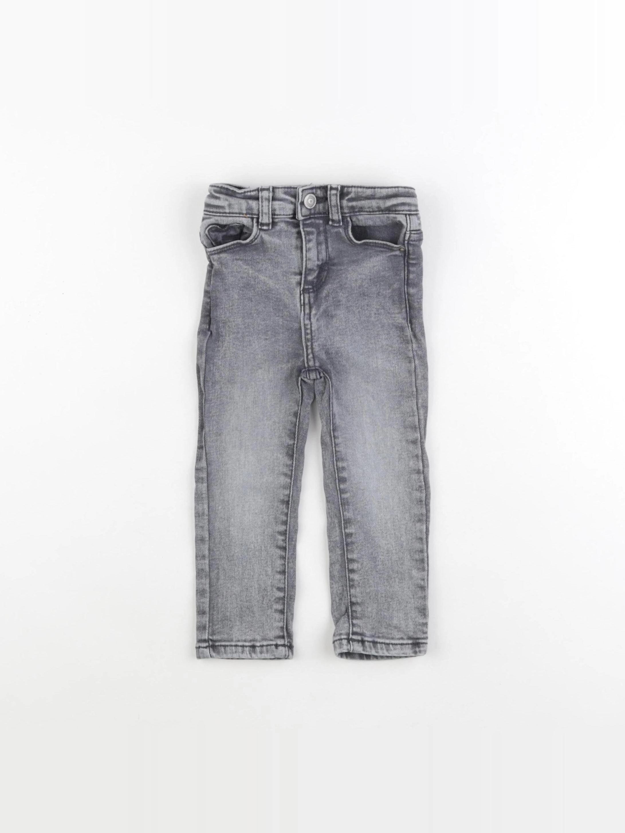Vertbaudet - jean gris - 2 ans