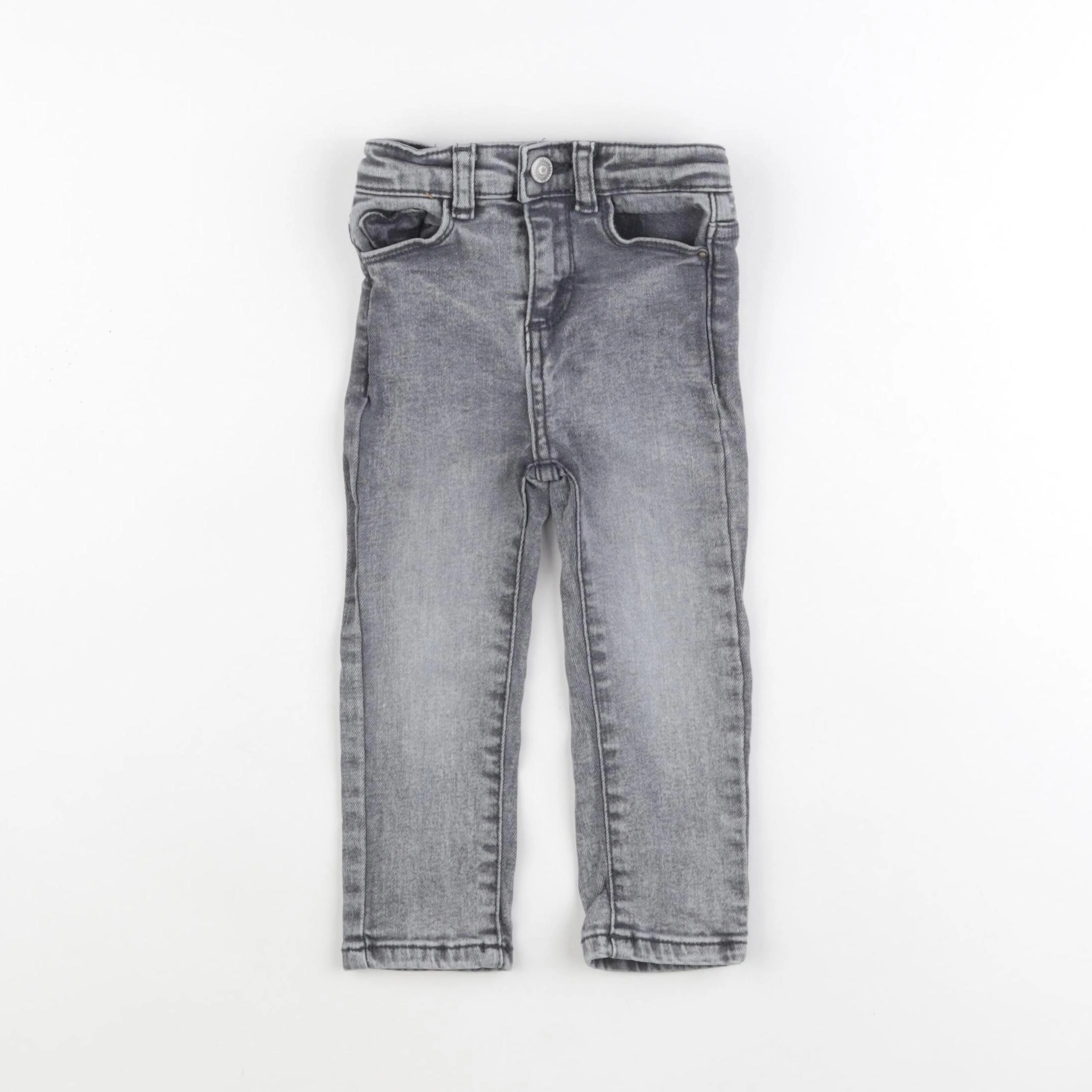 Vertbaudet - jean gris - 2 ans