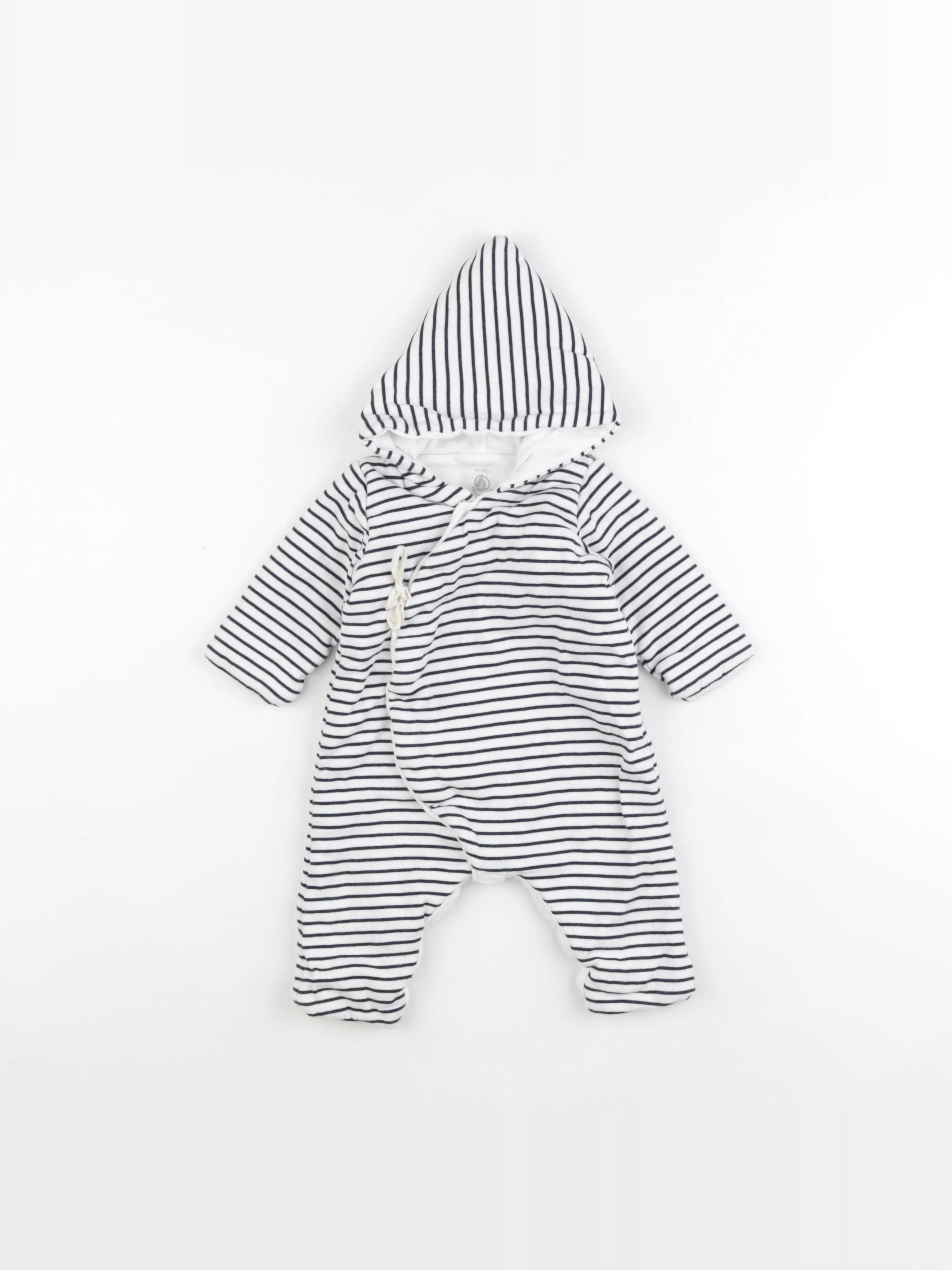 Petit Bateau - combinaison bleu - 3 mois