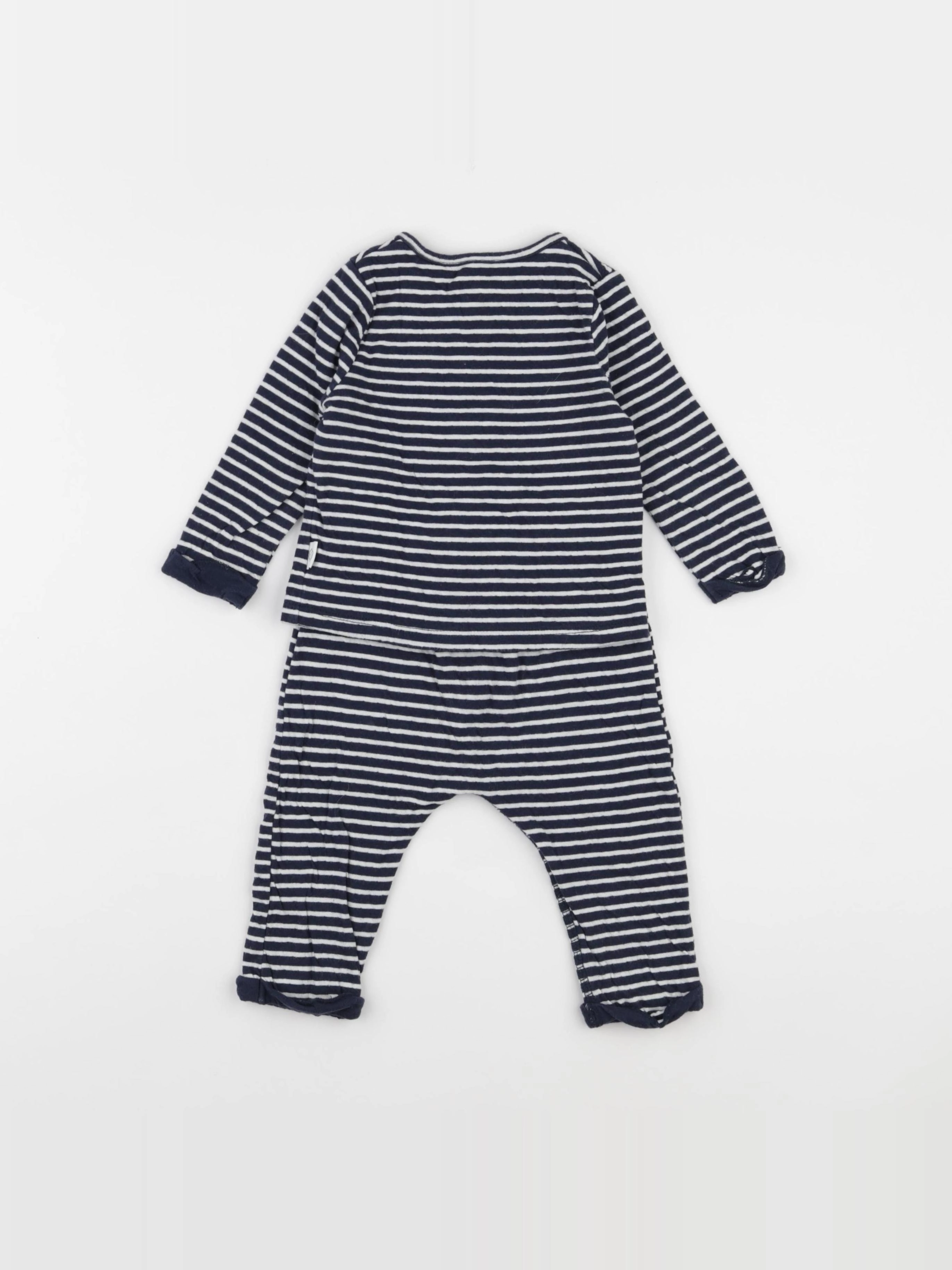 Vertbaudet - ensemble bleu - 12 mois