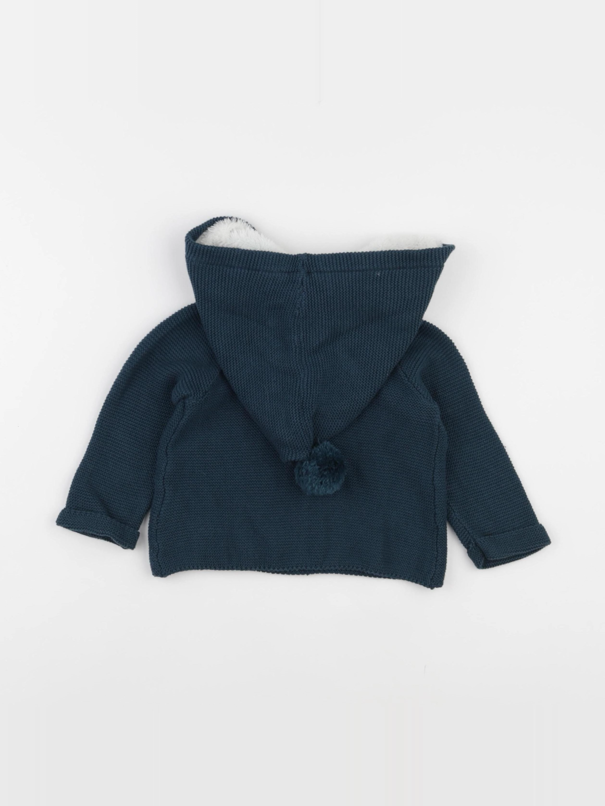 Vertbaudet - veste bleu - 12 mois