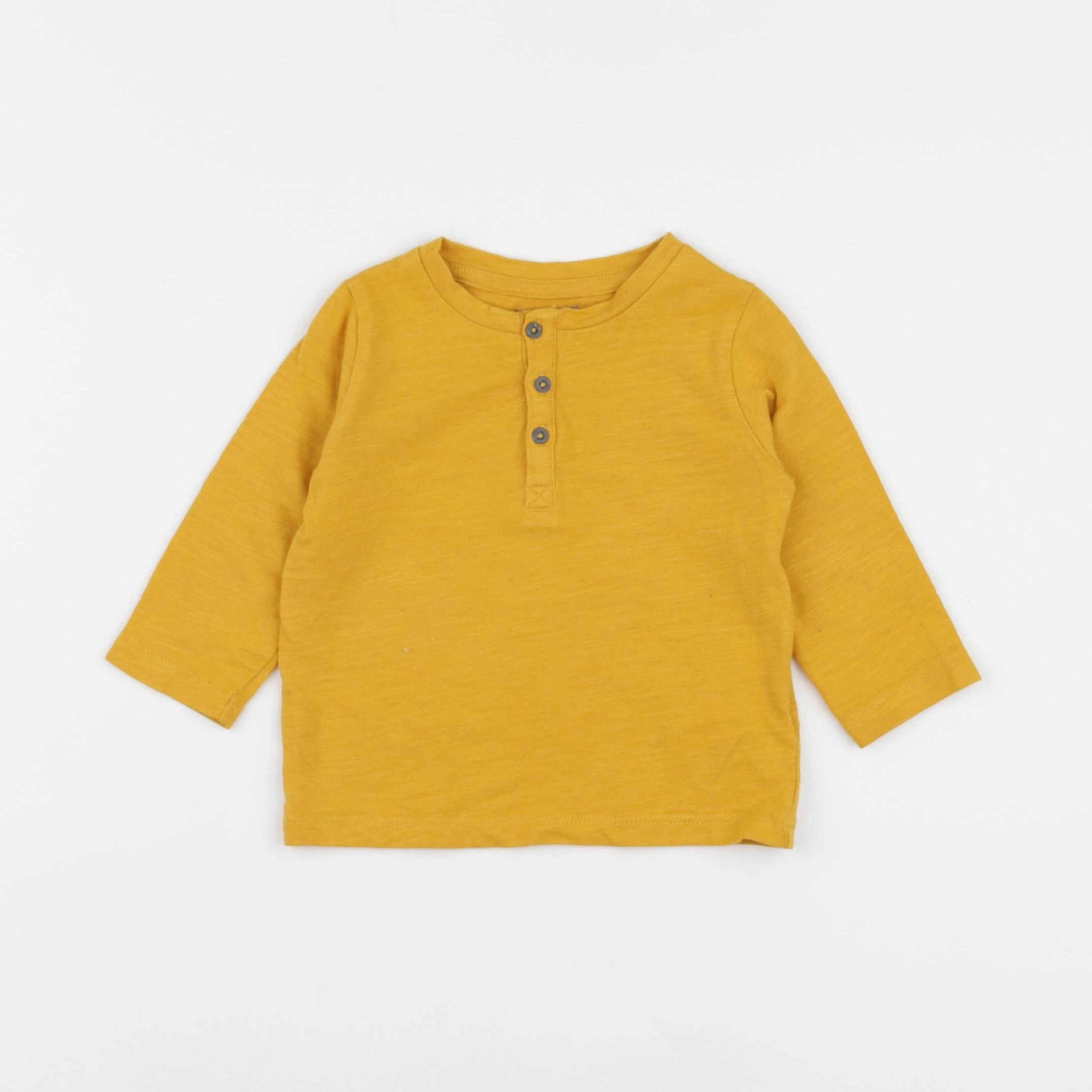 Vertbaudet - tee-shirt jaune - 6 mois