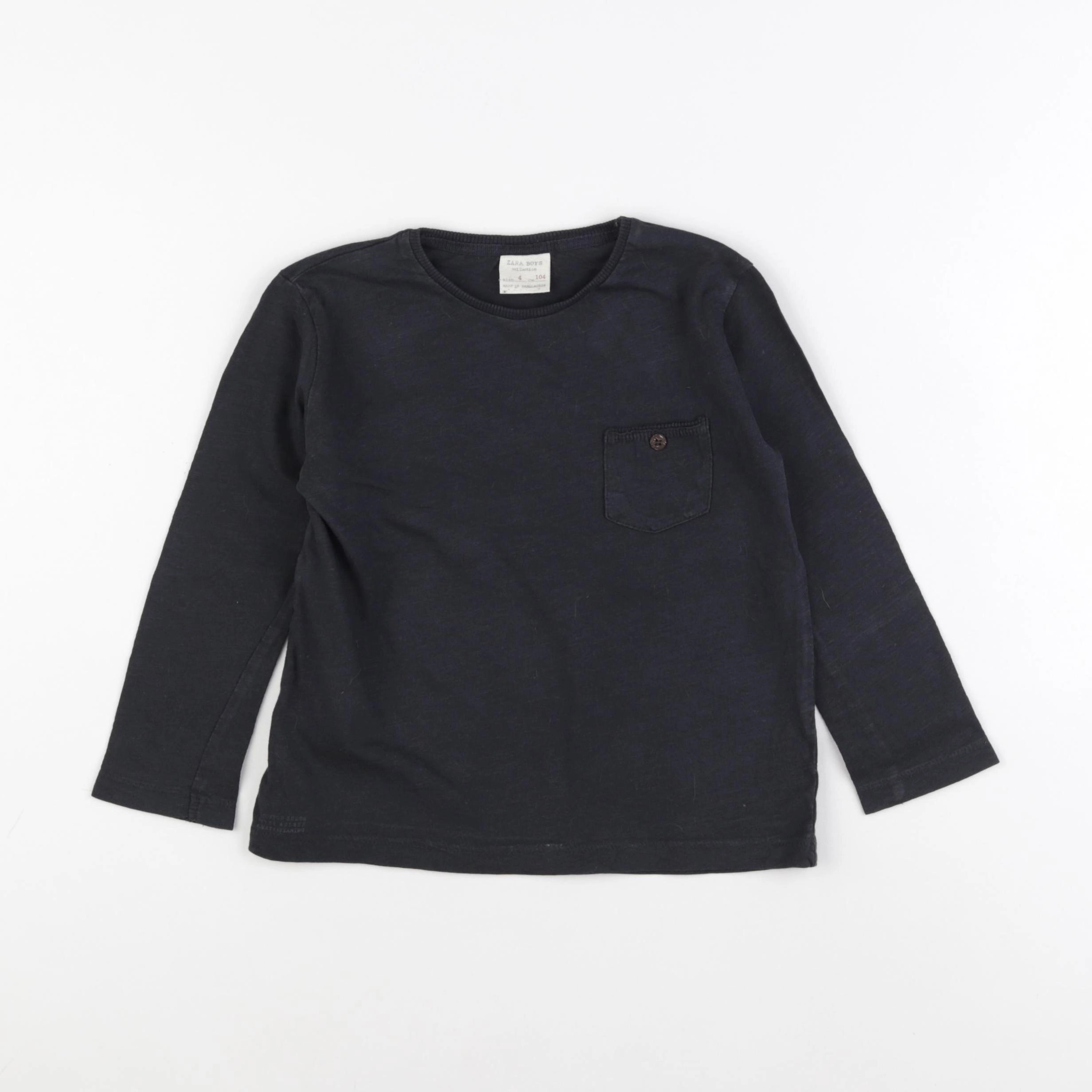 Zara - tee-shirt noir - 4 ans