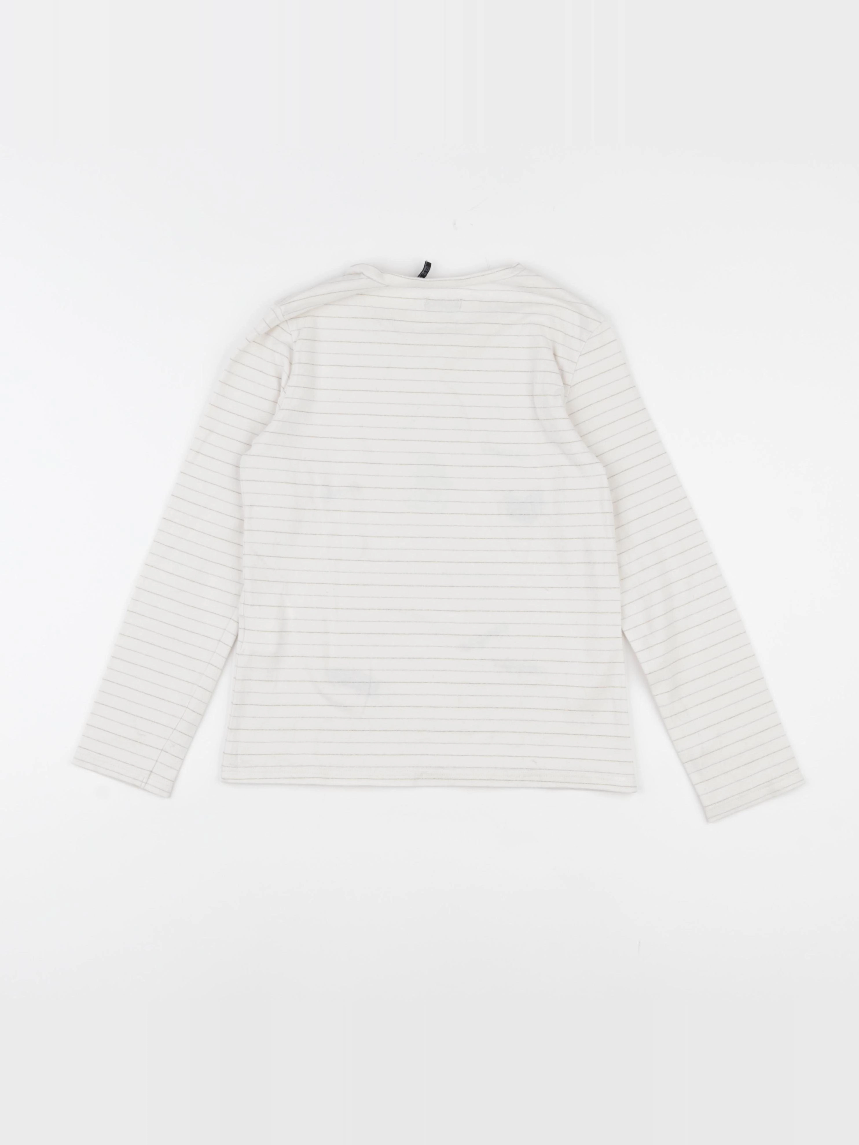 IKKS - tee-shirt blanc, or - 8 ans